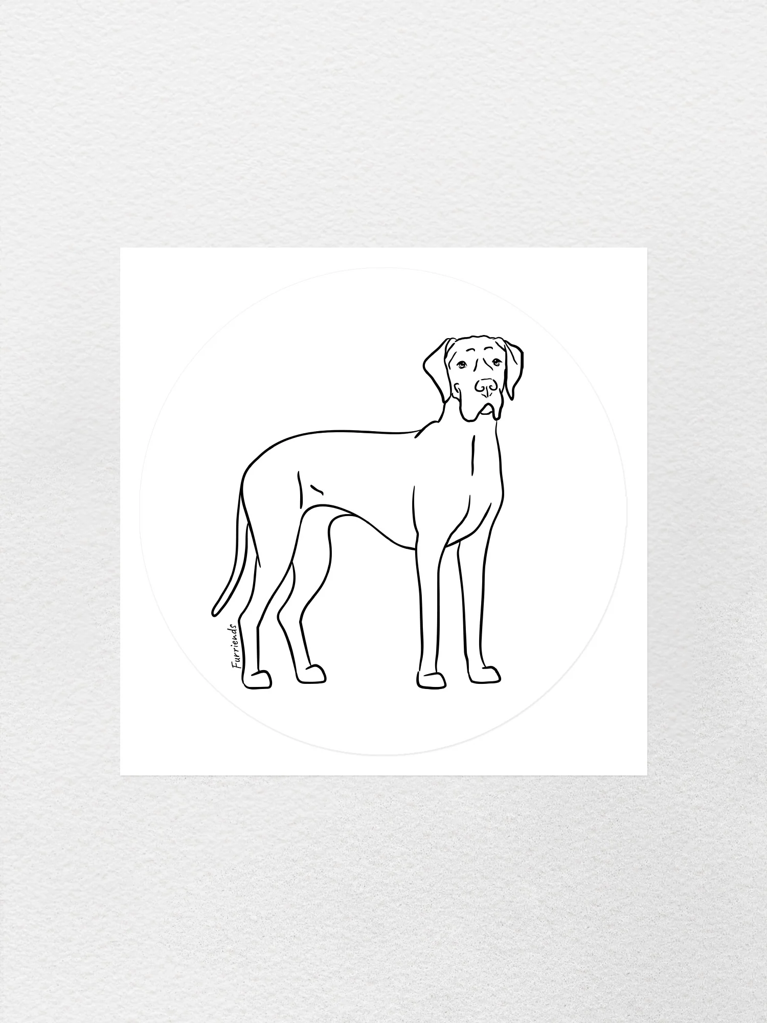 Great Dane Sticker - Image 7