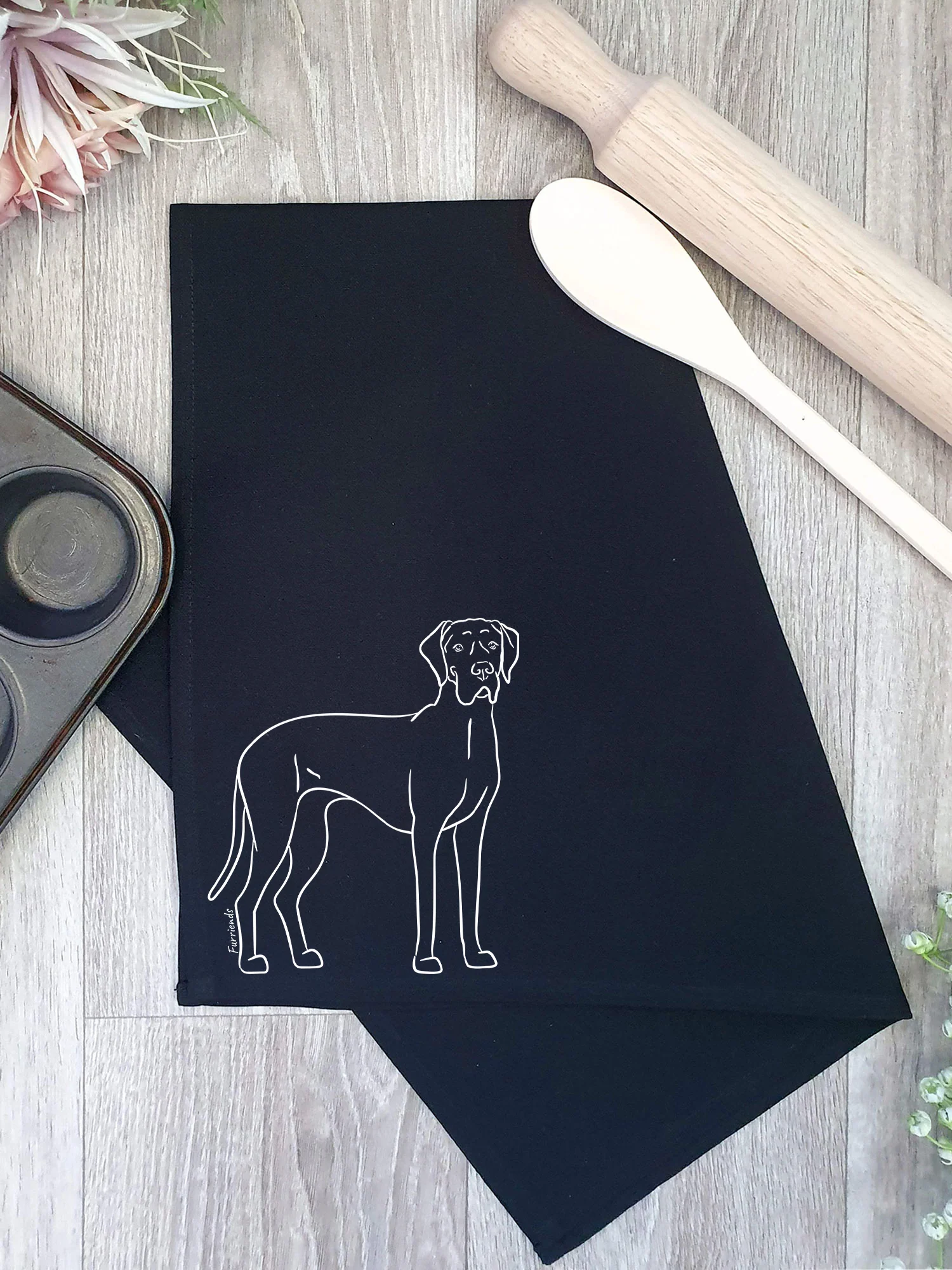 Great Dane Tea Towel