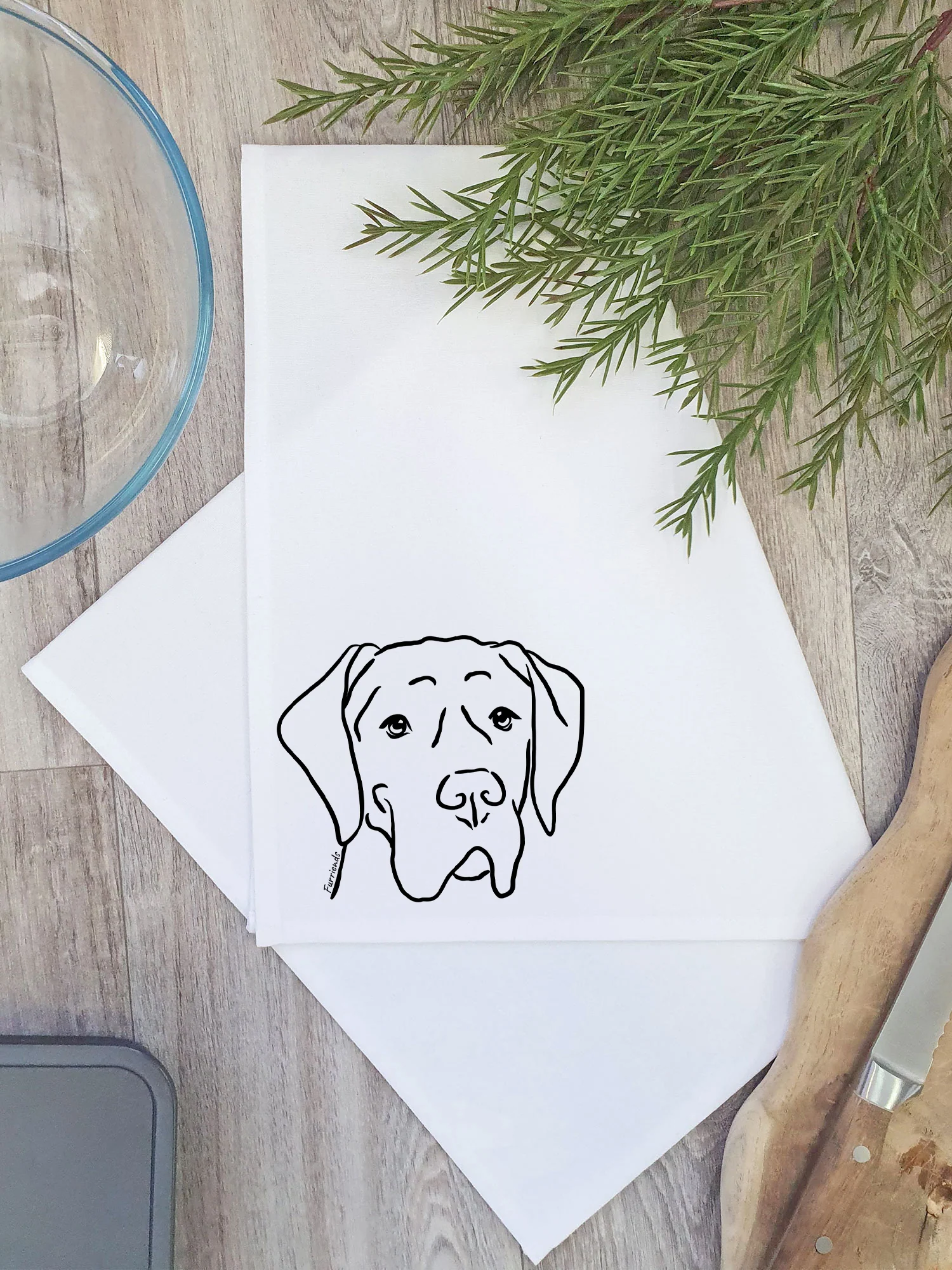 Great Dane Tea Towel - Image 5
