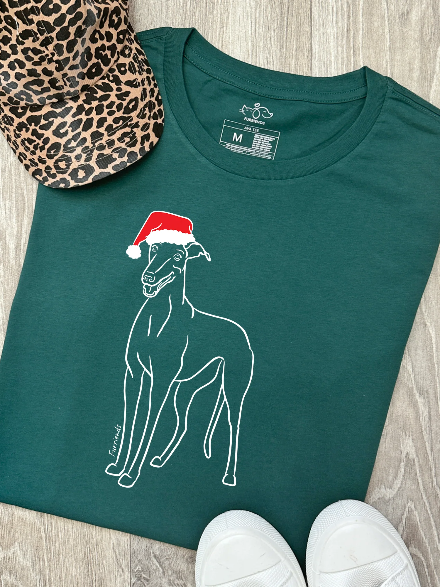Greyhound Christmas Edition Ava Women's Regular Fit Tee - Image 3