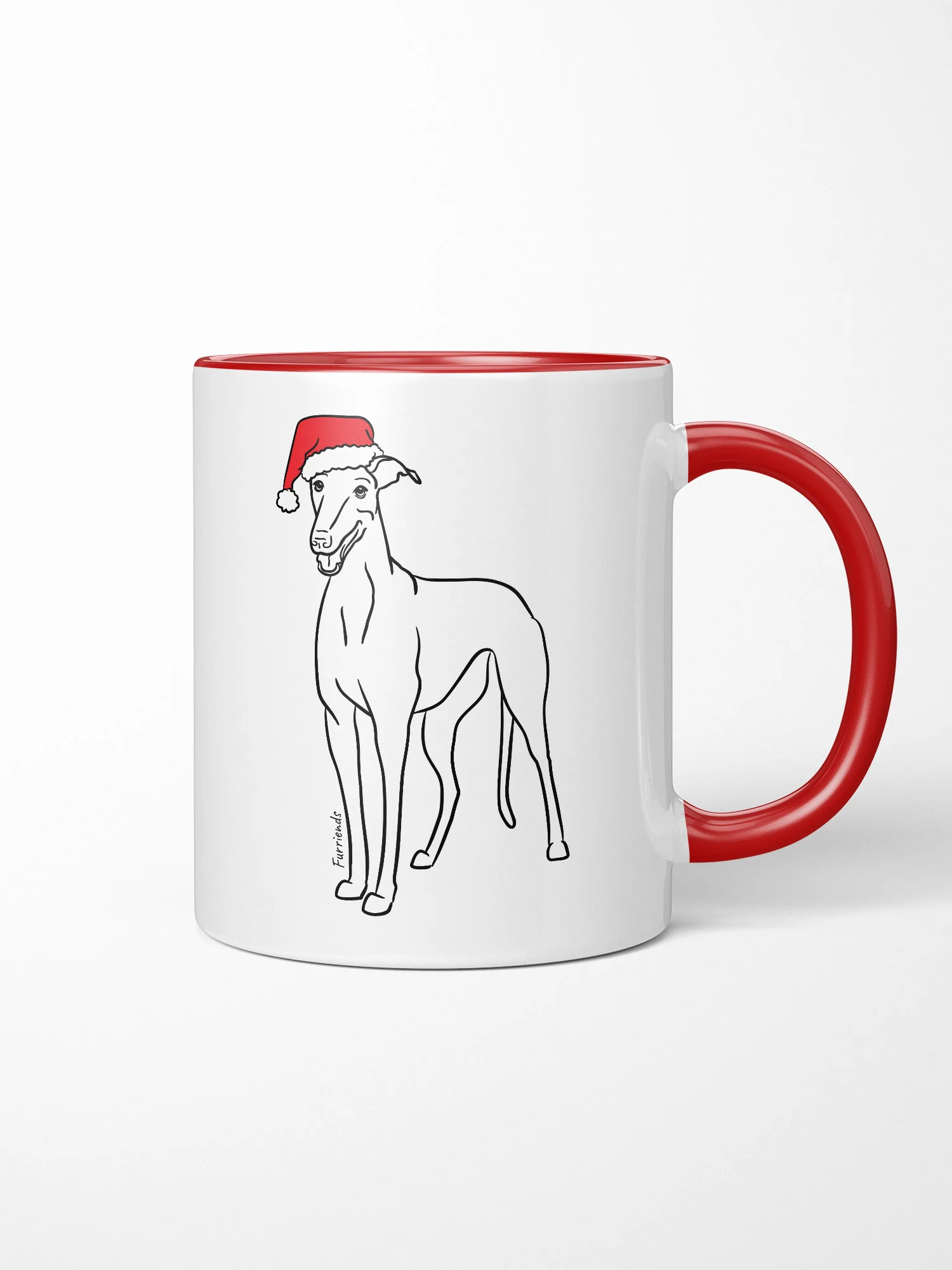 Greyhound Christmas Edition Ceramic Mug - Image 3
