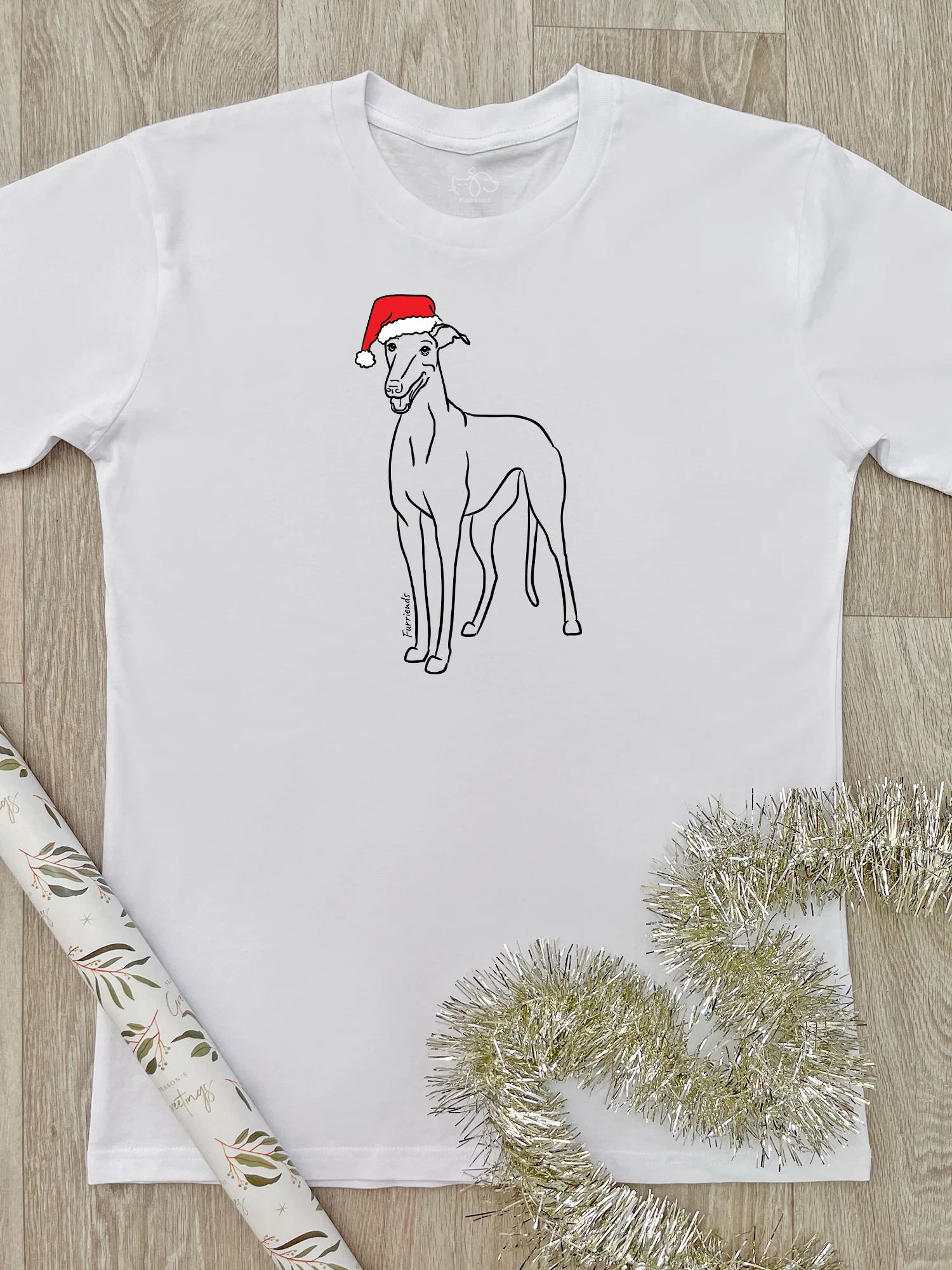 Greyhound Christmas Edition Essential Unisex Tee - Image 5
