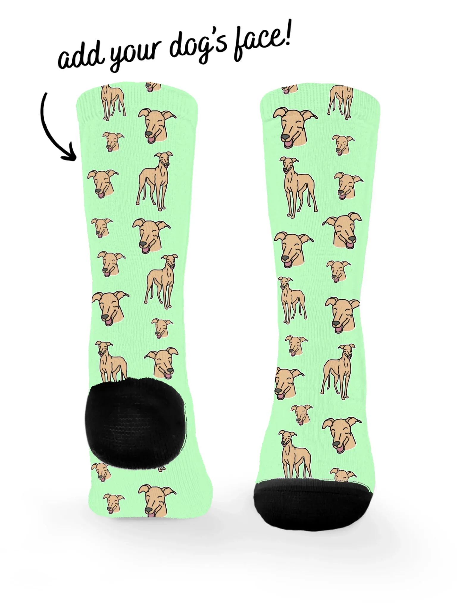 Greyhound ColourPop Customisable Socks - Image 3
