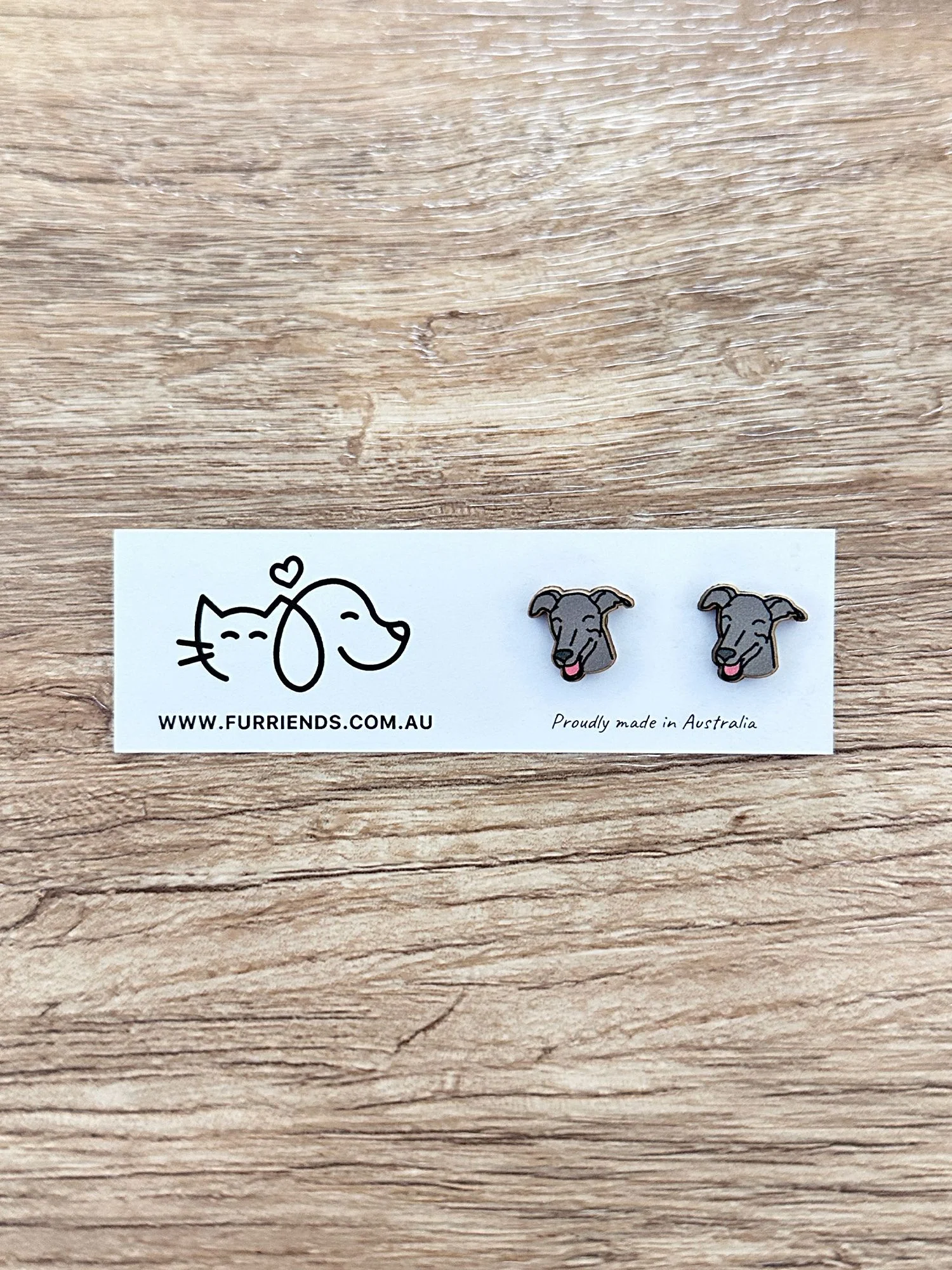Greyhound ColourPop Stud Earrings - Image 3