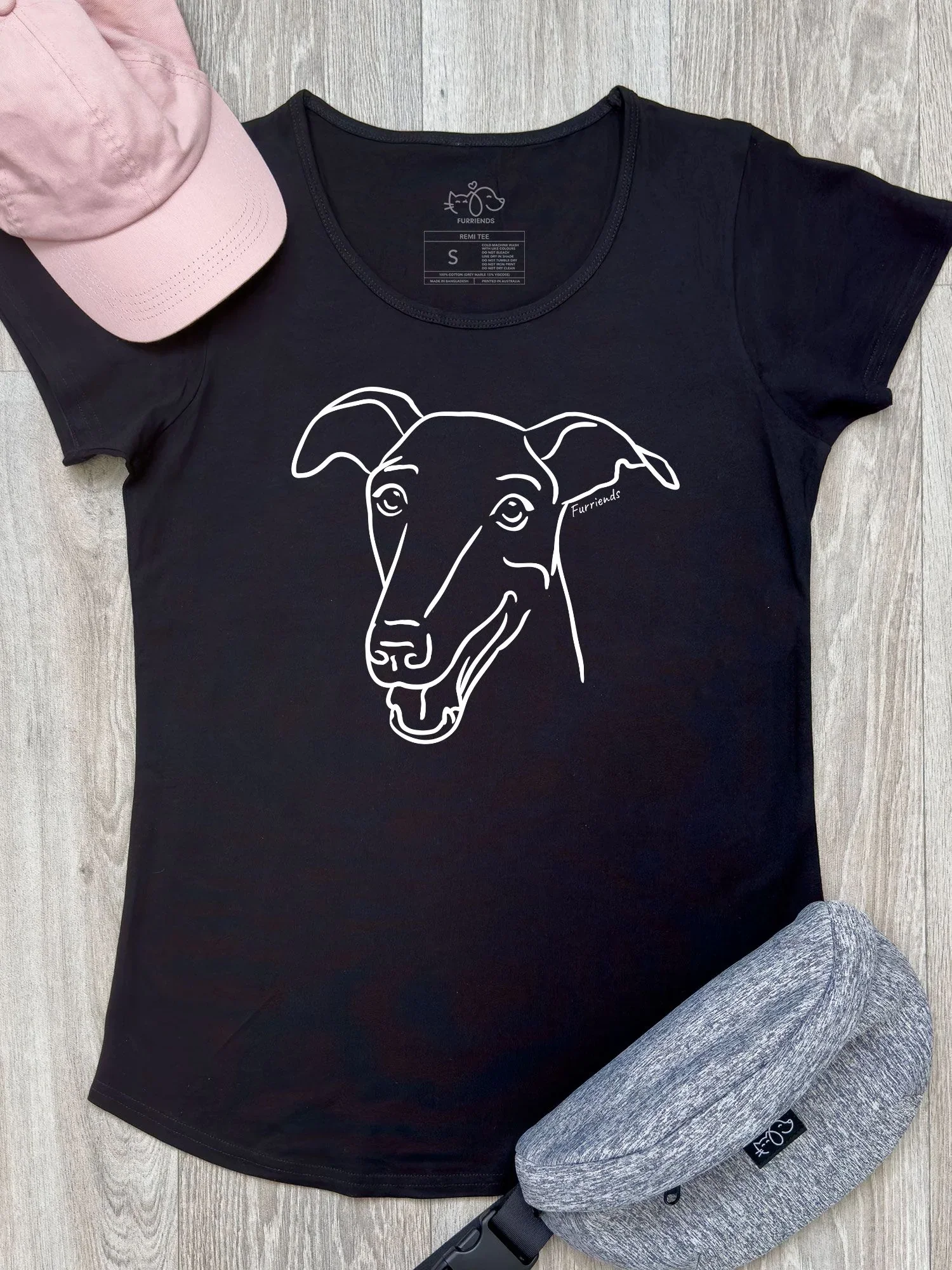 Greyhound Remi Women's Scoop Neck T-Shirt - Image 2