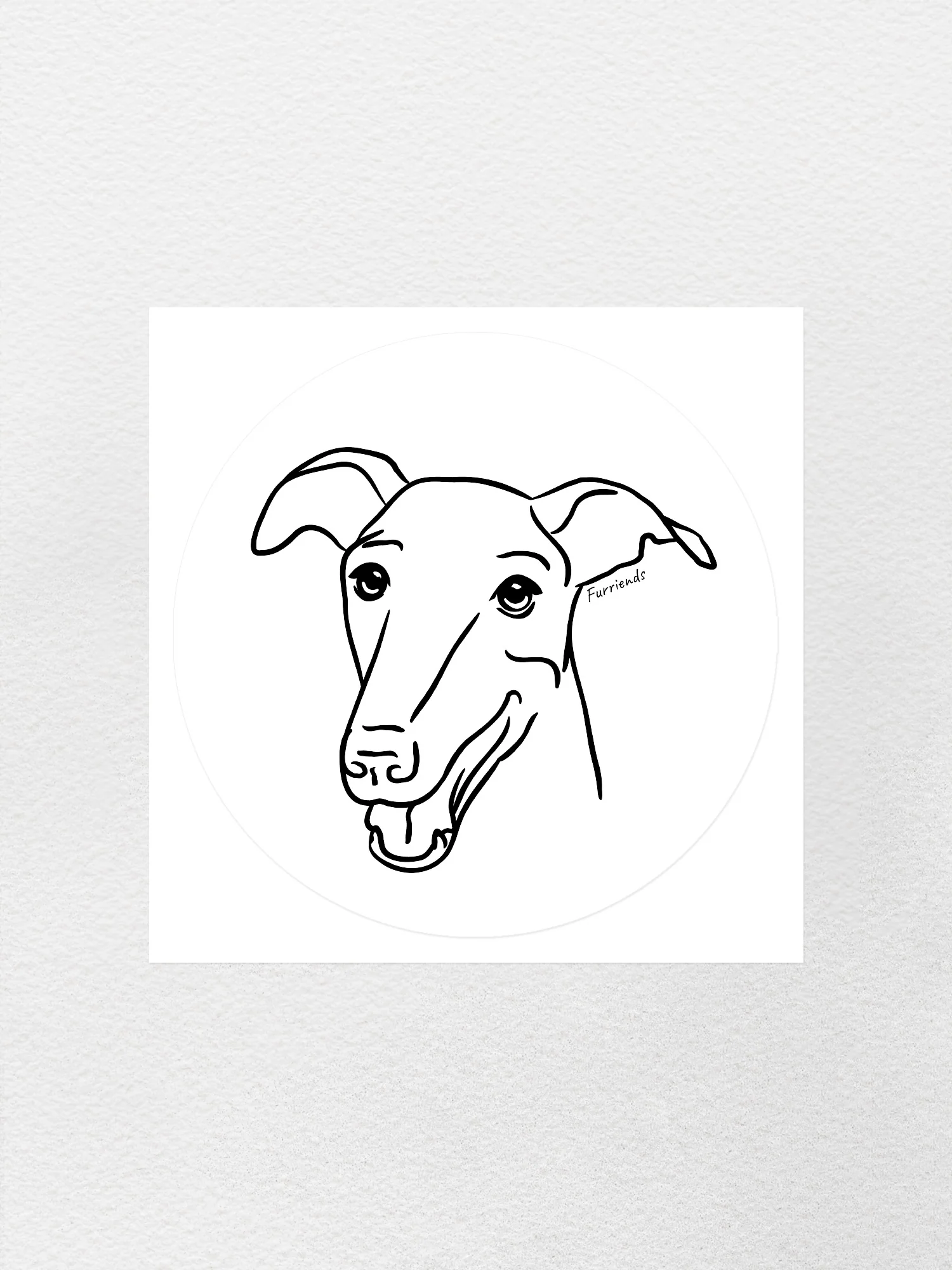 Greyhound Sticker - Image 5