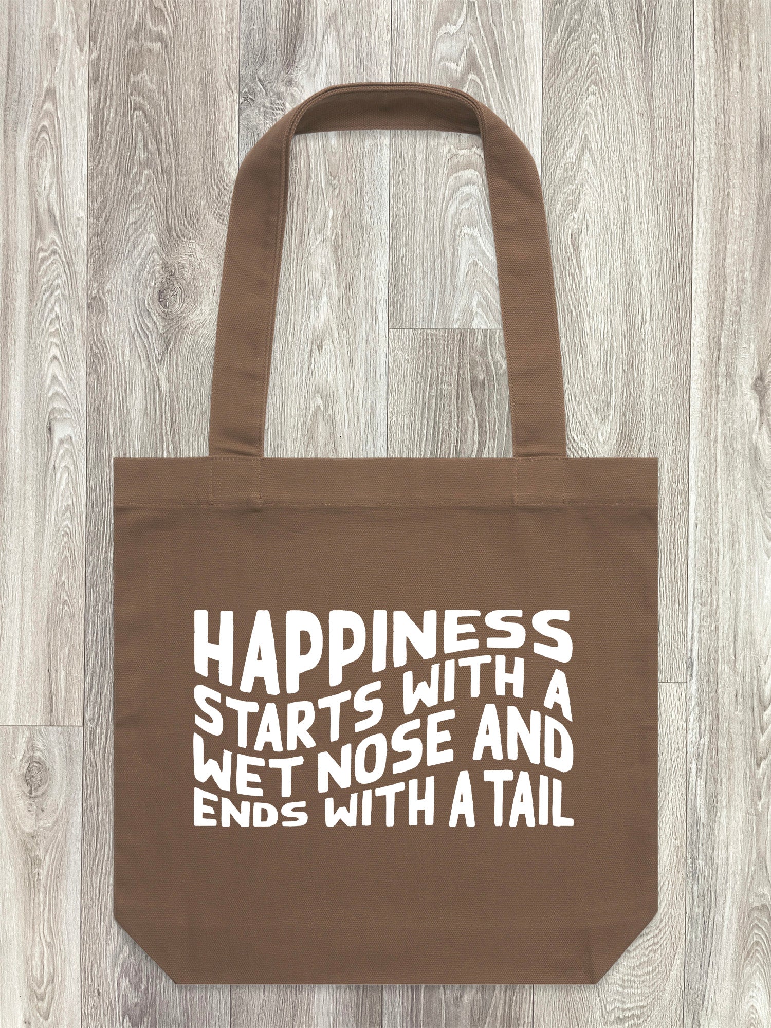 Happiness Starts With A Wet Nose And Ends With A Tail Edith Tote Bag - Image 2