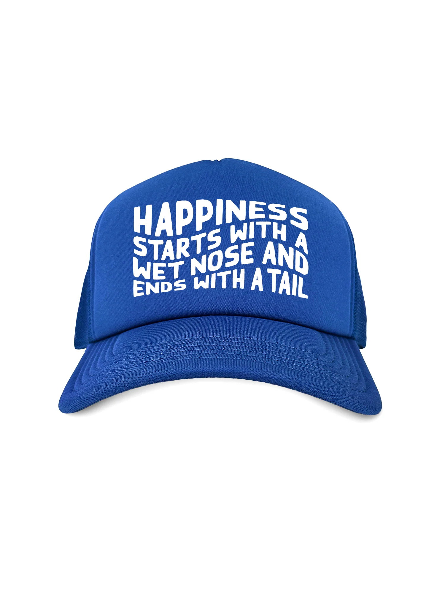 Happiness Starts With A Wet Nose And Ends With A Tail Foam Trucker Cap - Image 11