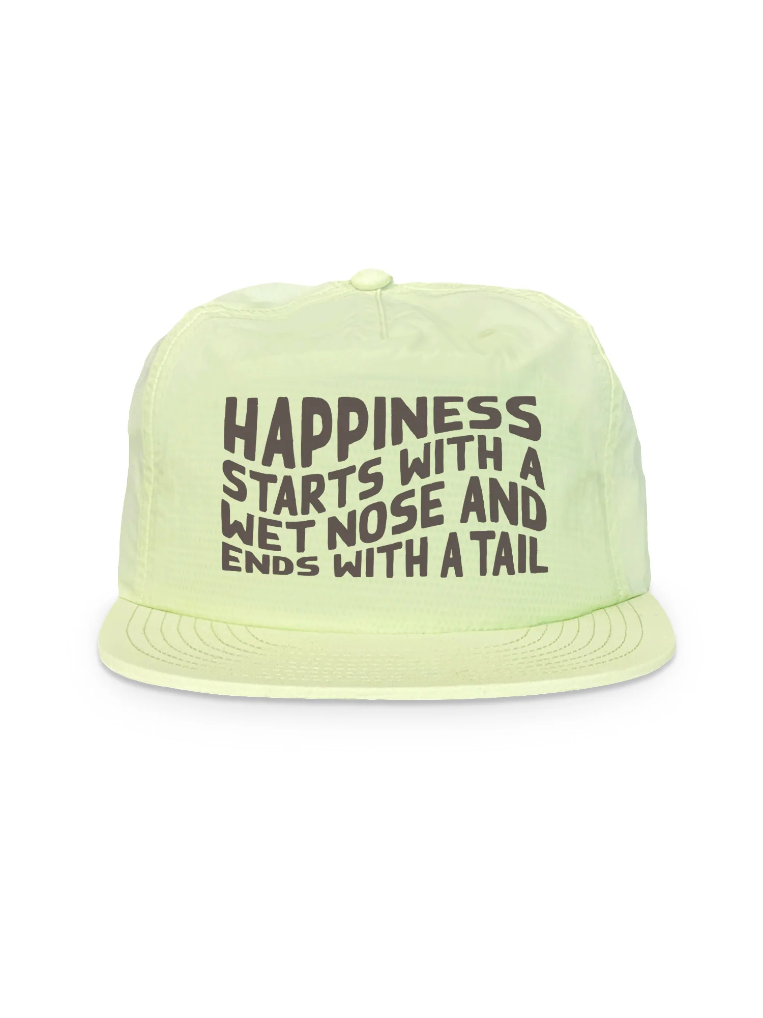 Happiness Starts With A Wet Nose And Ends With A Tail Quick-Dry Cap - Image 4