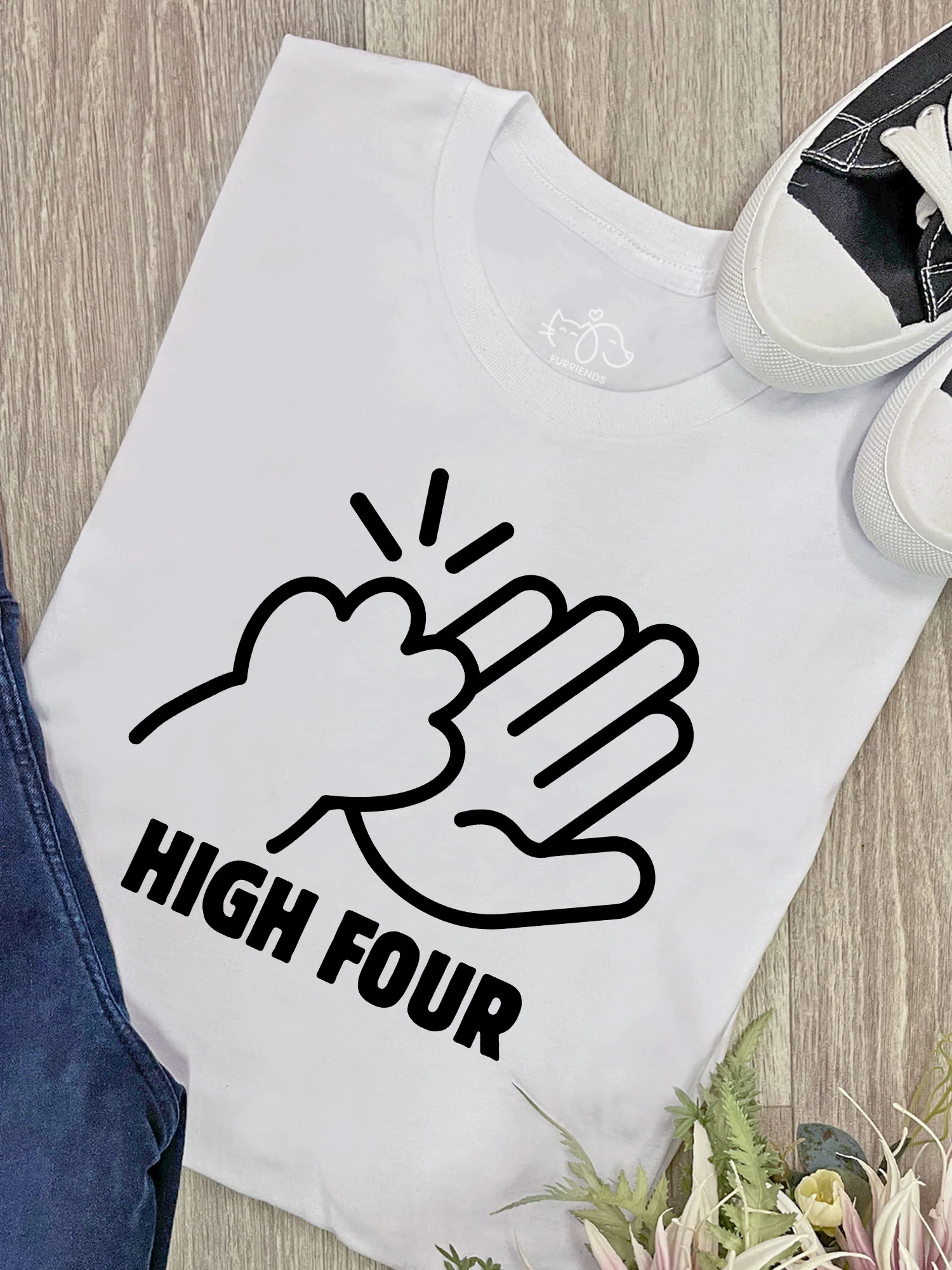 High Four Ava Women's Regular Fit Tee - Image 5