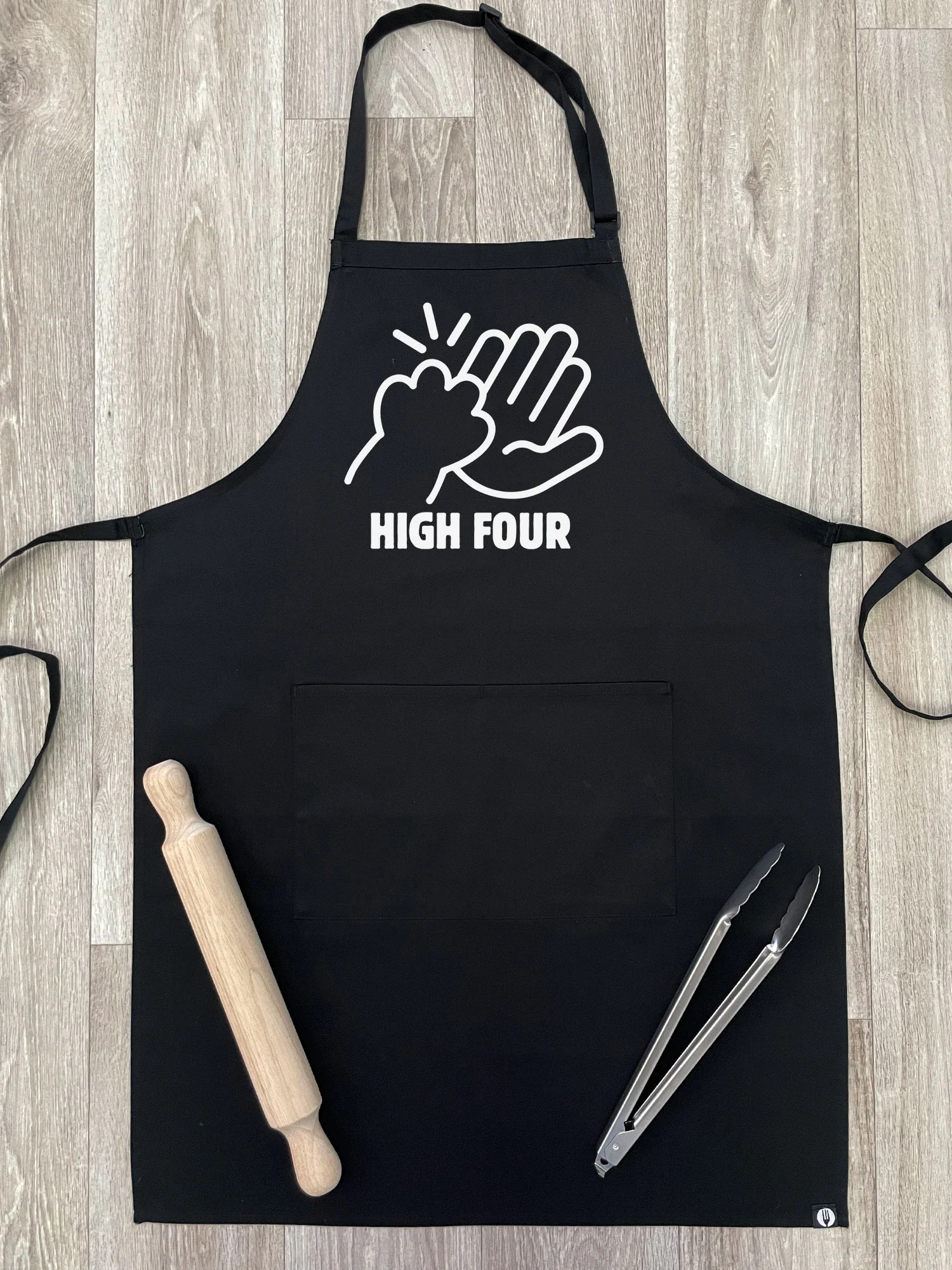 High Four Bib Apron
