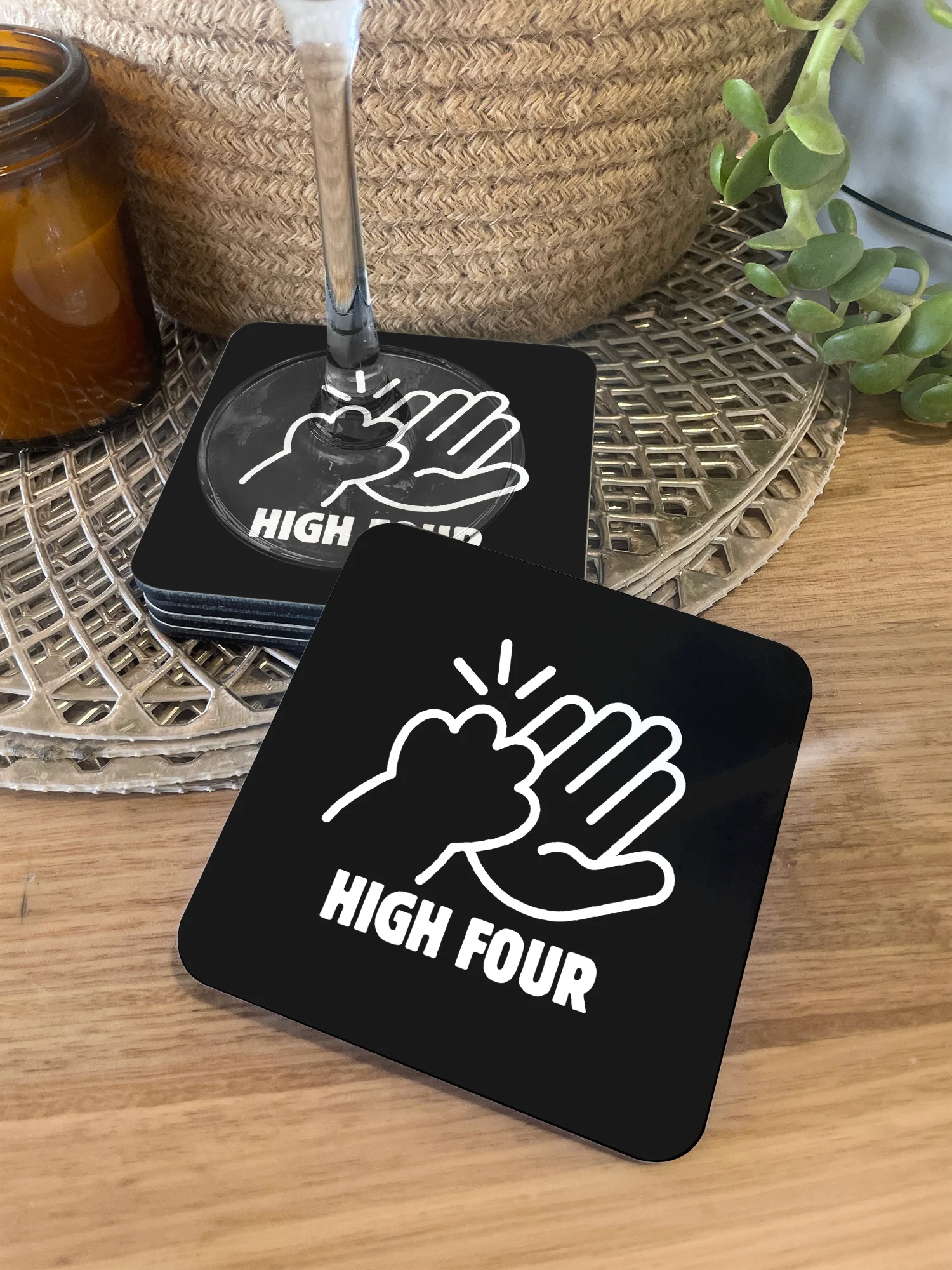 High Four Coaster