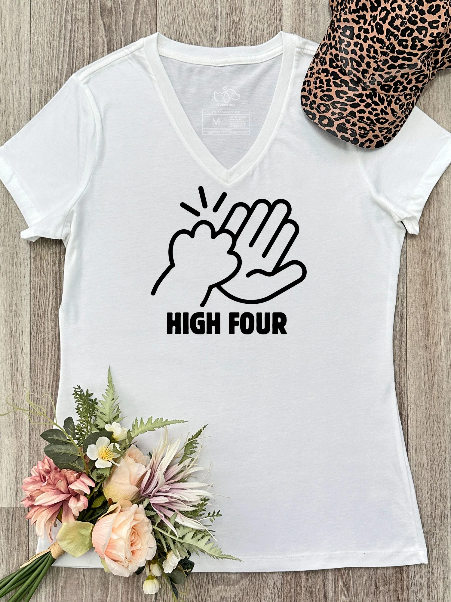 High Four Emma V-Neck Tee - Image 2