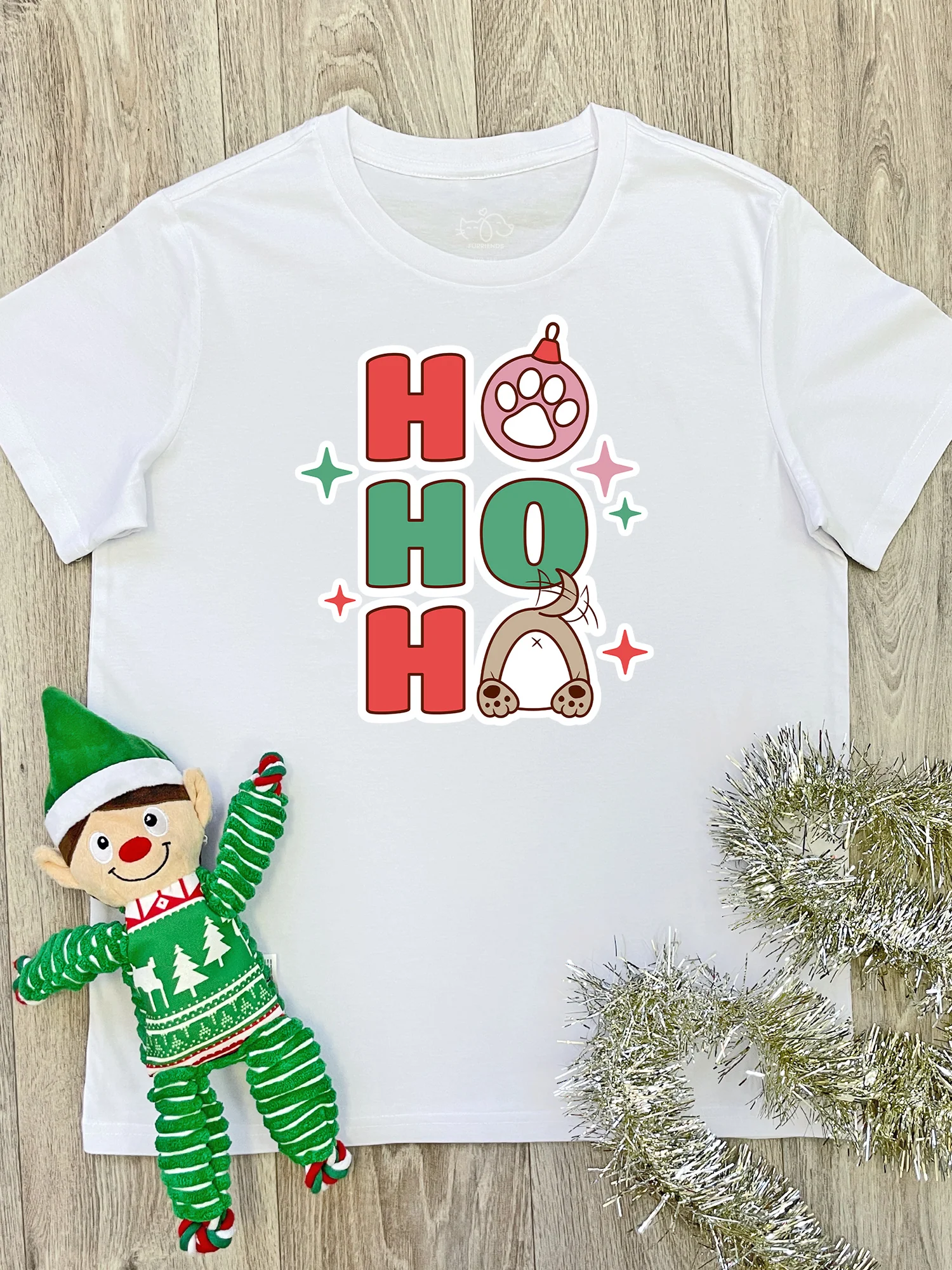 Ho Ho Ho Ava Women's Regular Fit Tee - Image 2