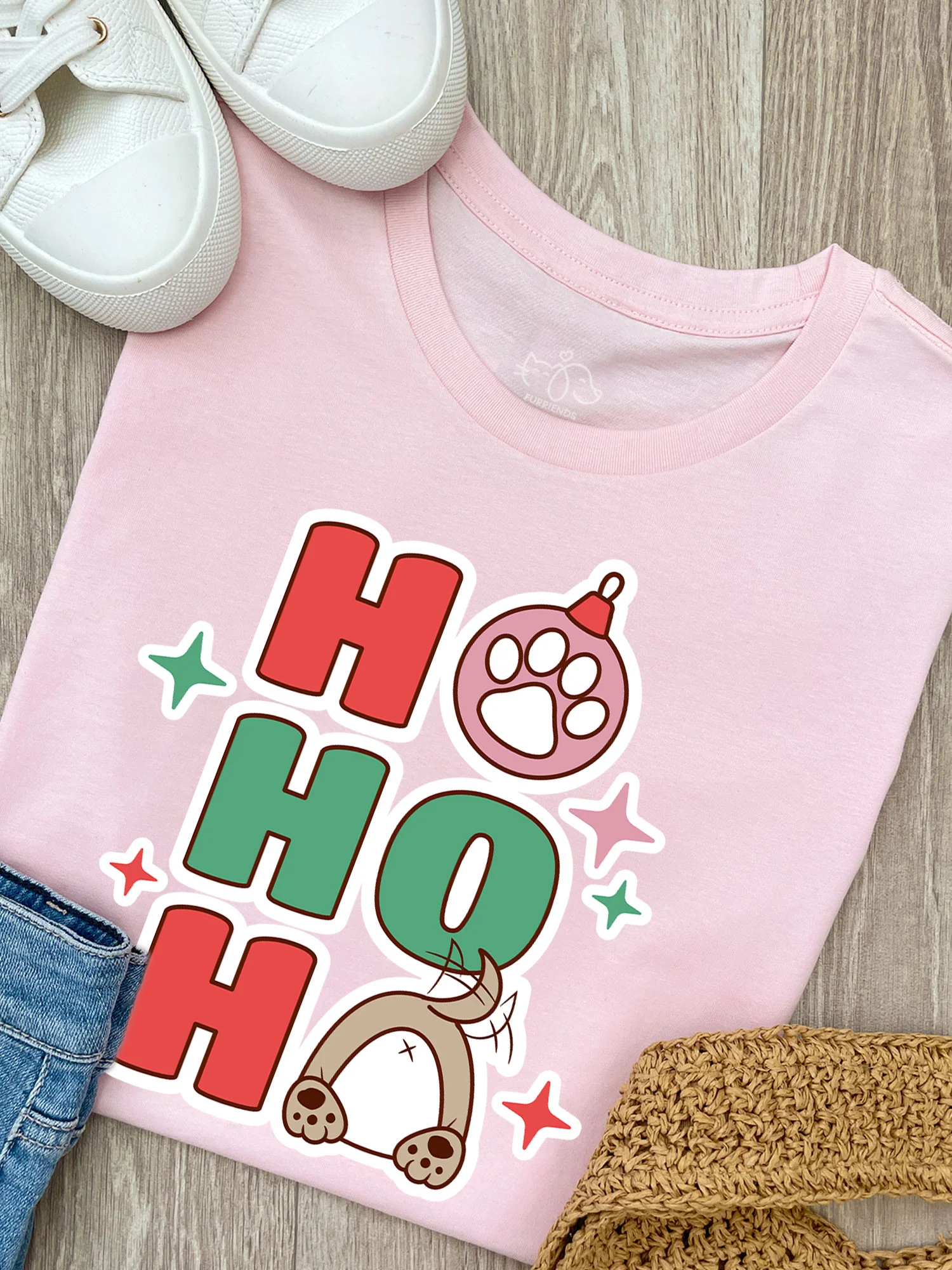 Ho Ho Ho Ava Women's Regular Fit Tee - Image 6