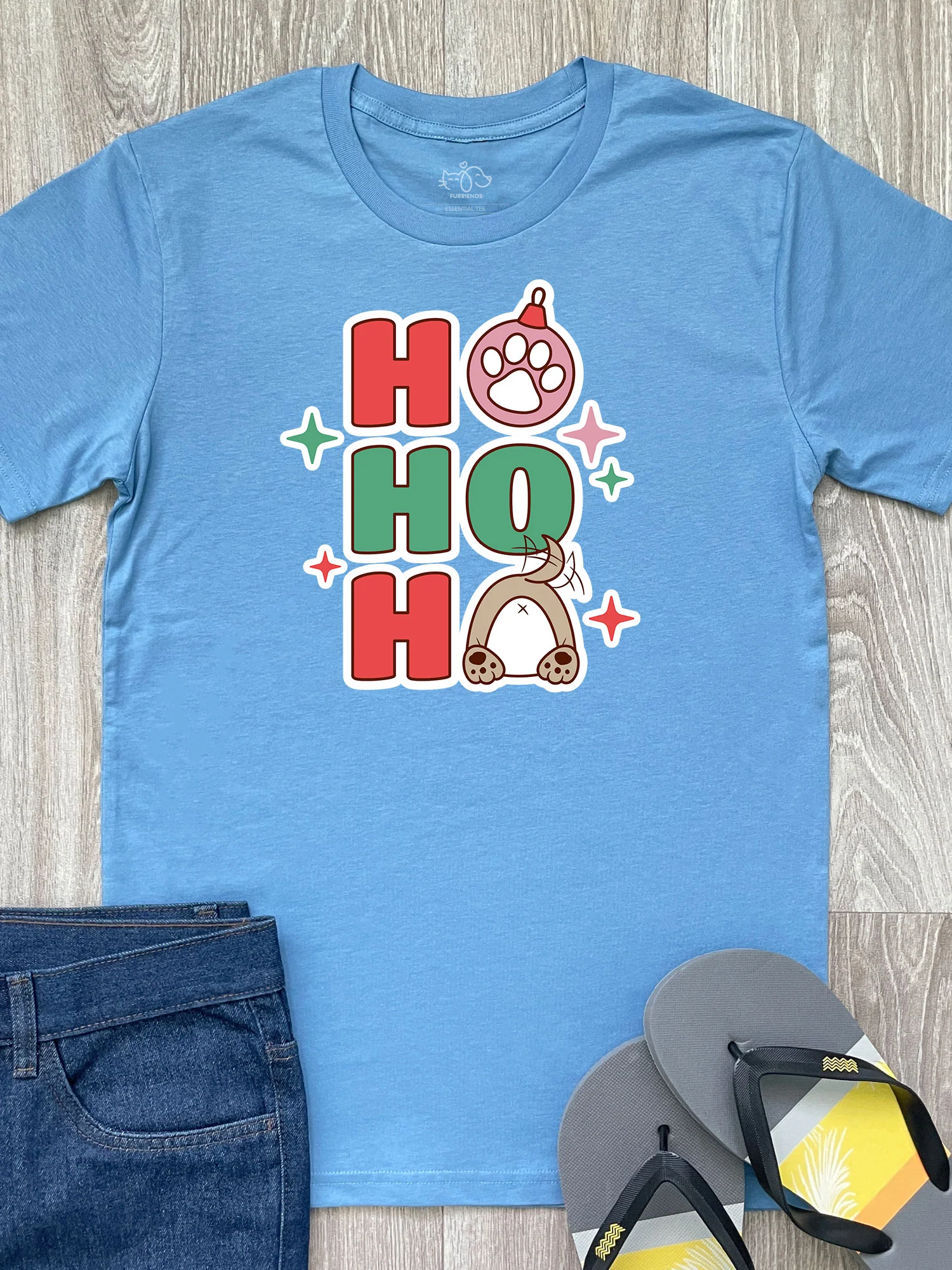 Ho Ho Ho Essential Unisex Tee - Image 3