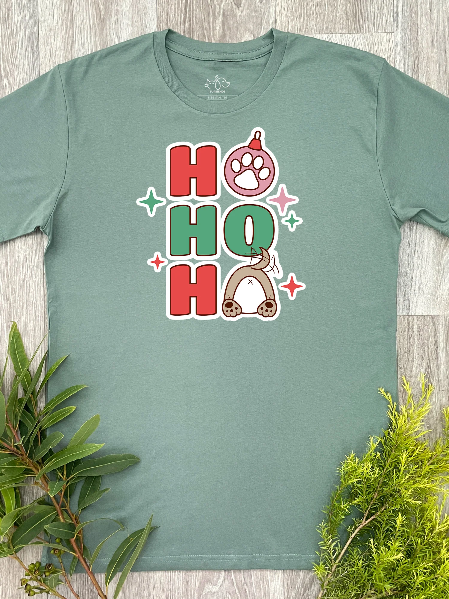 Ho Ho Ho Essential Unisex Tee - Image 4