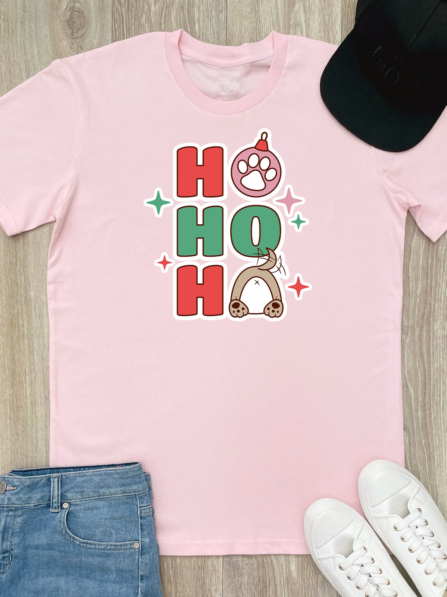 Ho Ho Ho Essential Unisex Tee - Image 6