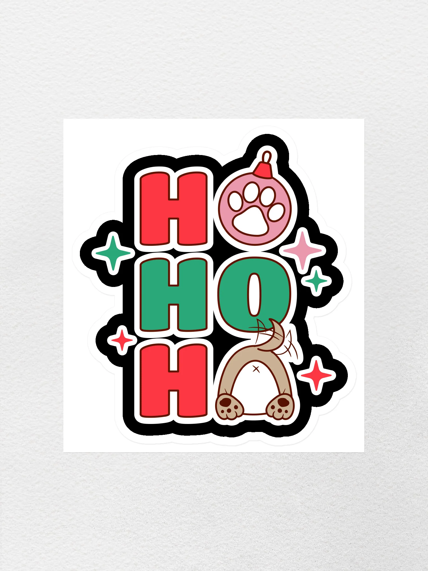 Ho Ho Ho Sticker - Image 2