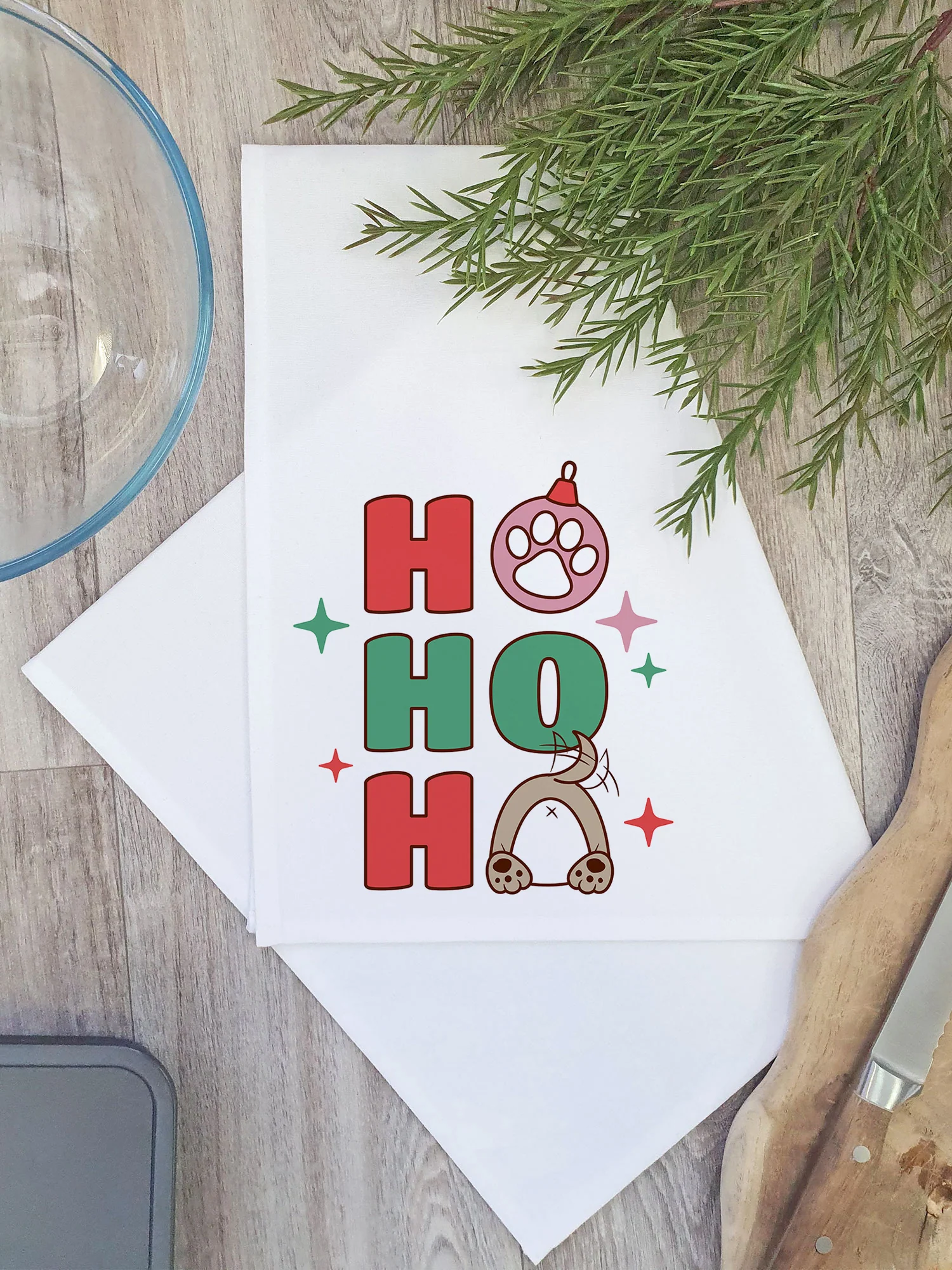 Ho Ho Ho Tea Towel - Image 3