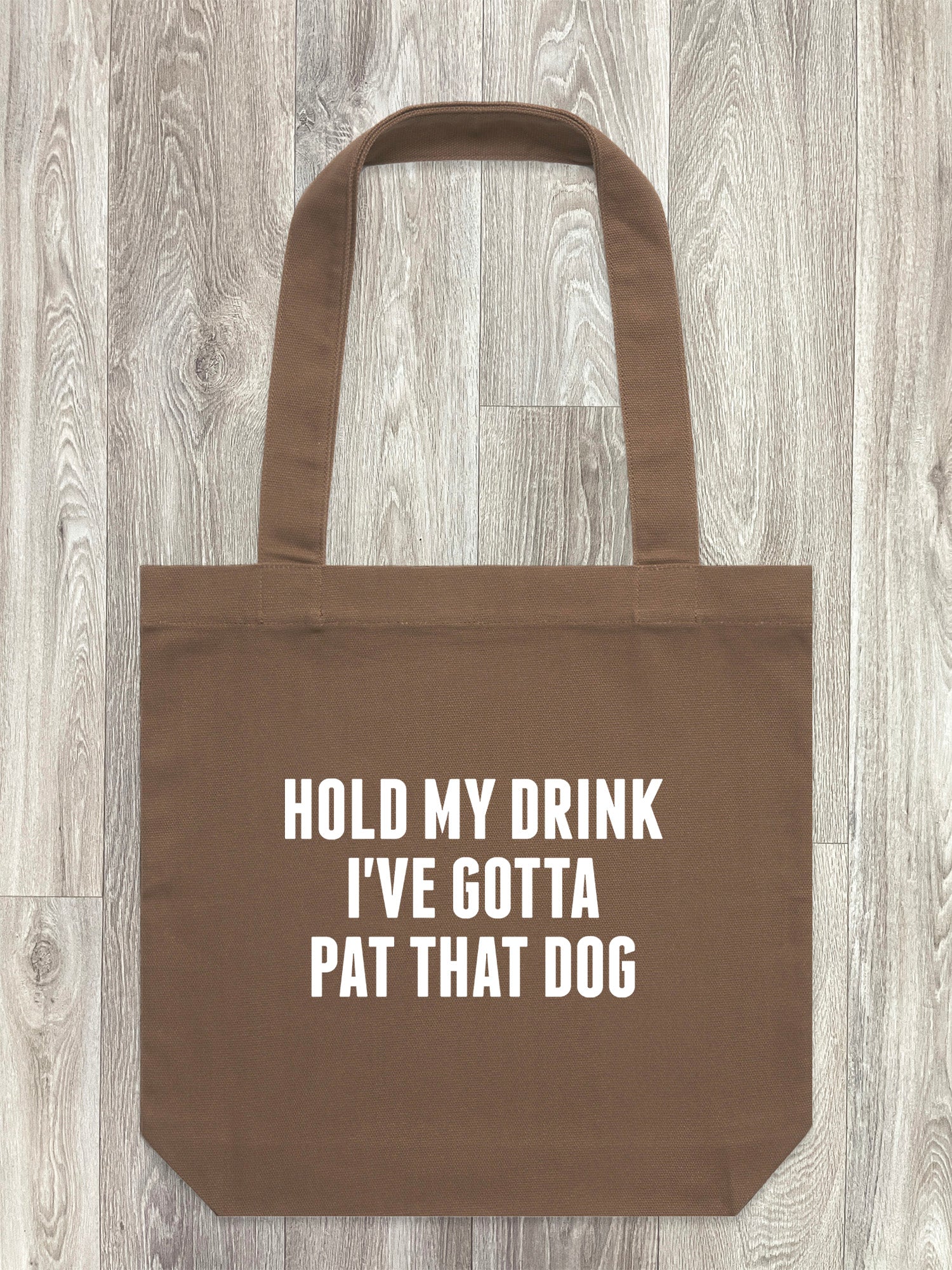 Hold My Drink I've Gotta Pat That Dog Edith Tote Bag - Image 2