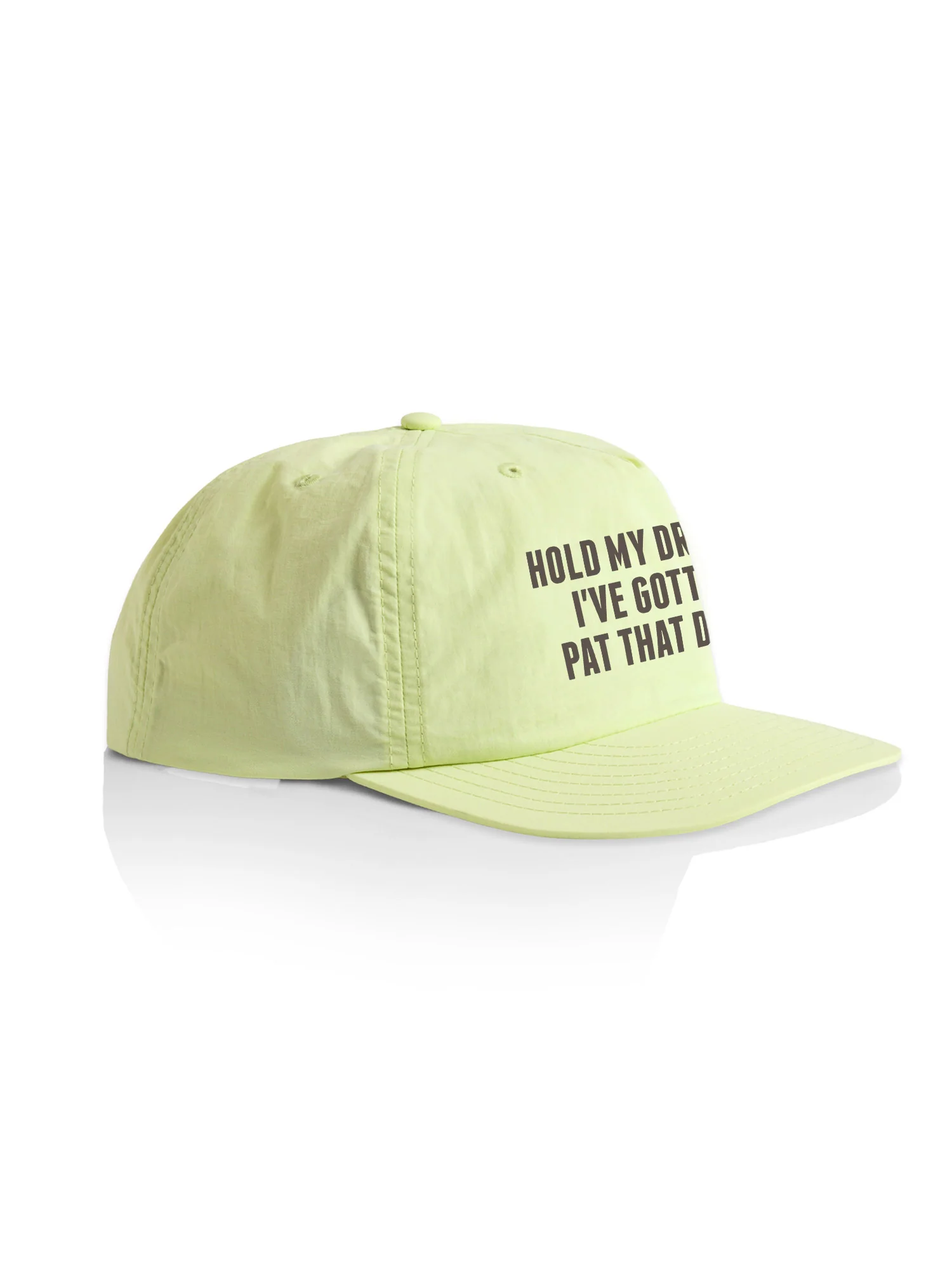 Hold My Drink I've Gotta Pat That Dog Quick-Dry Cap - Image 14