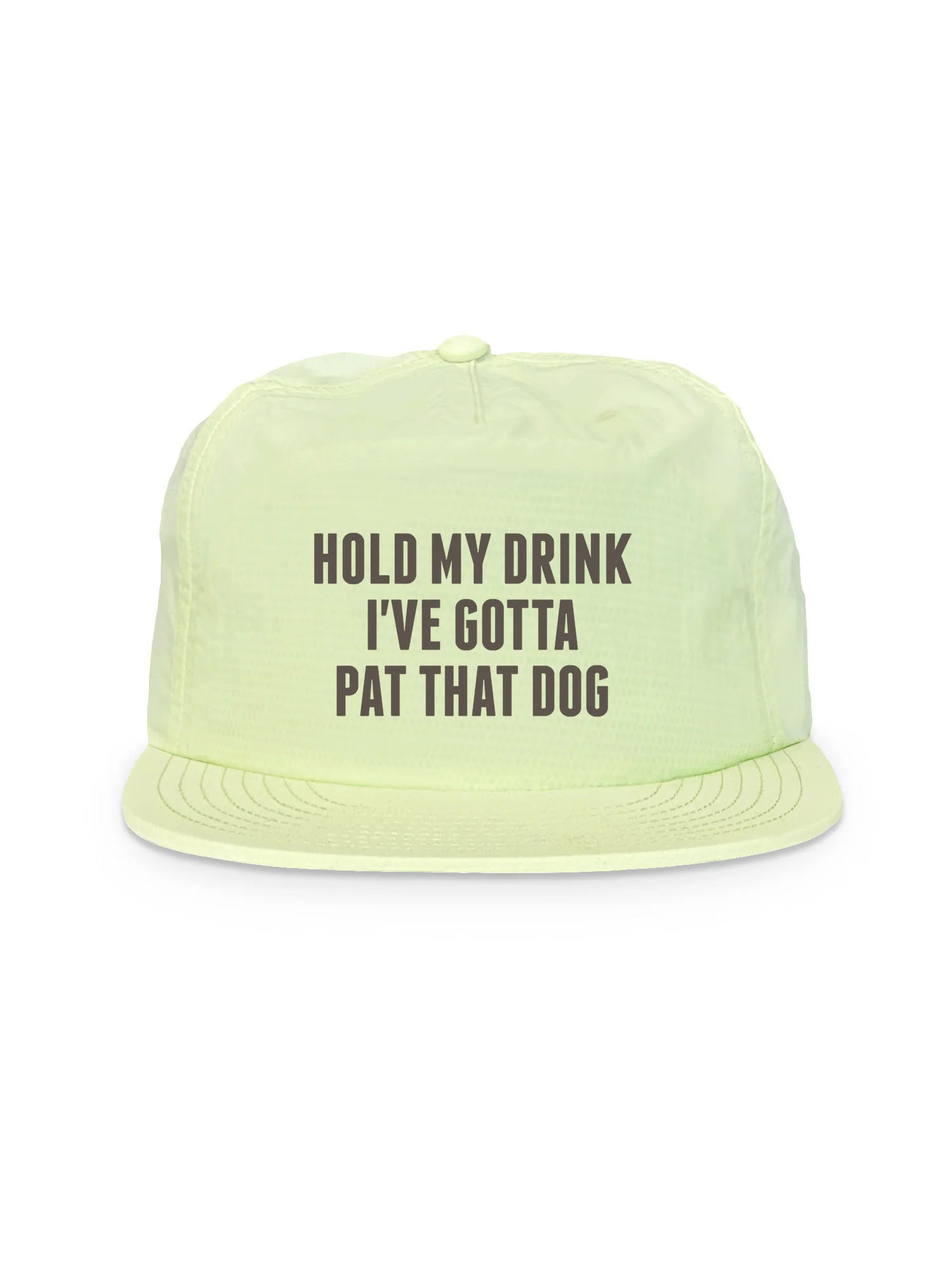 Hold My Drink I've Gotta Pat That Dog Quick-Dry Cap - Image 2