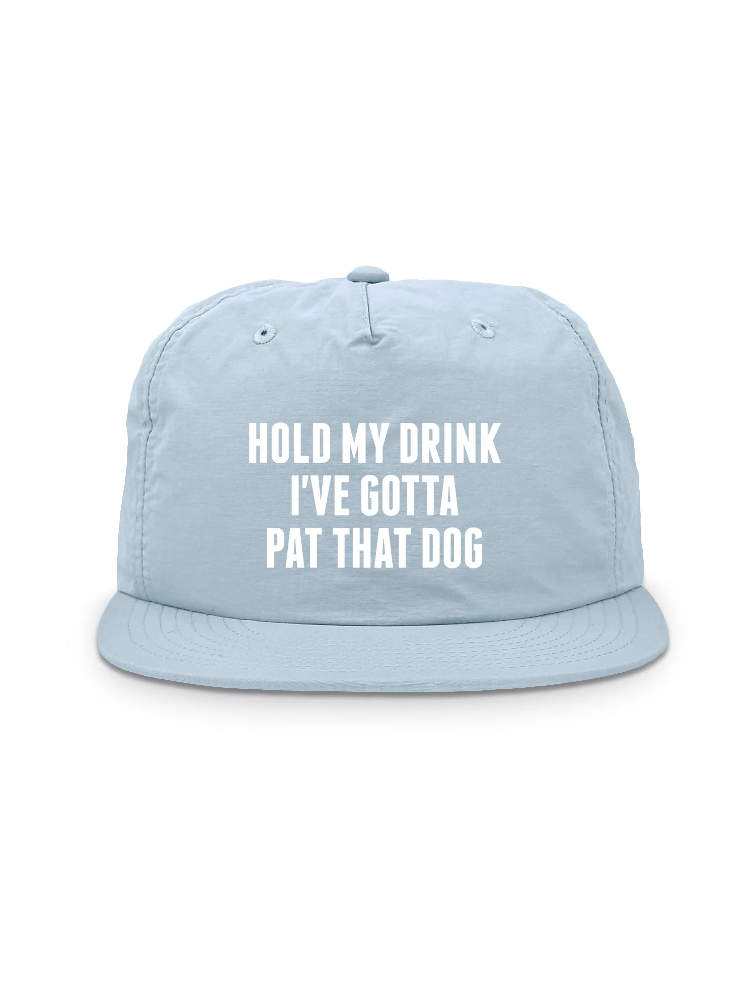 Hold My Drink I've Gotta Pat That Dog Quick-Dry Cap - Image 6