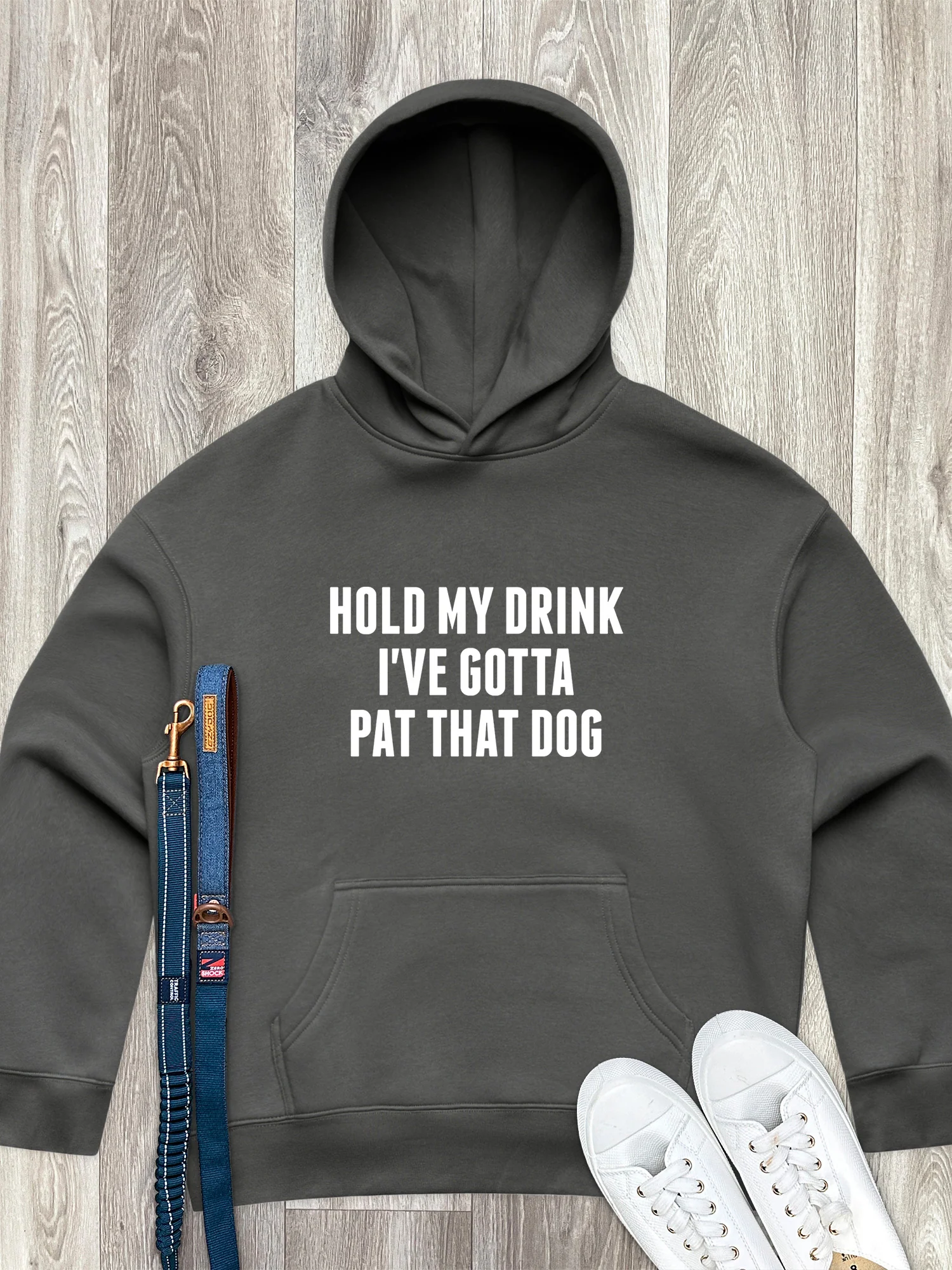 Hold My Drink I've Gotta Pat That Dog Women's Comfort Hood