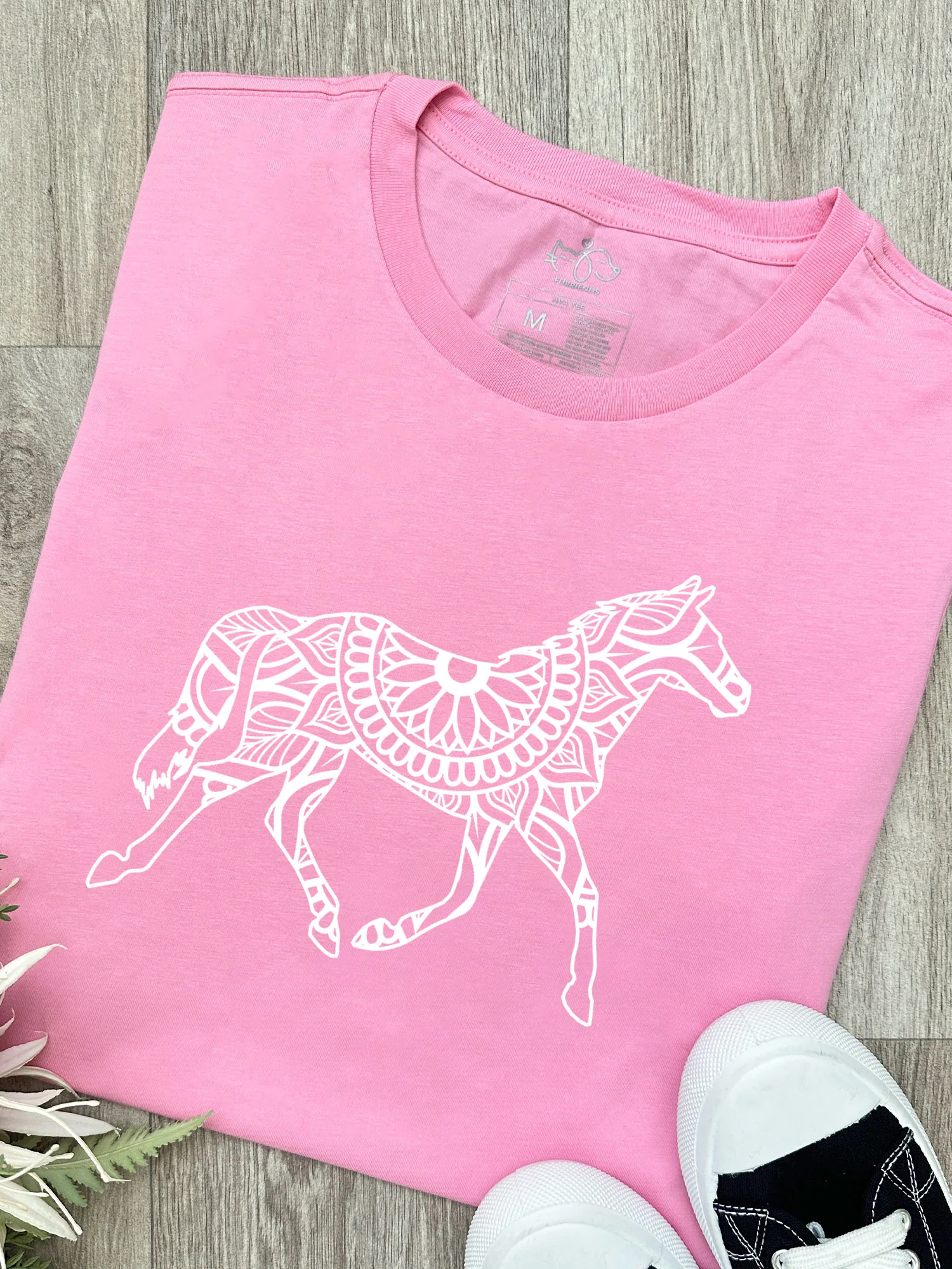 Horse Mandala Ava Women's Regular Fit Tee - Image 3