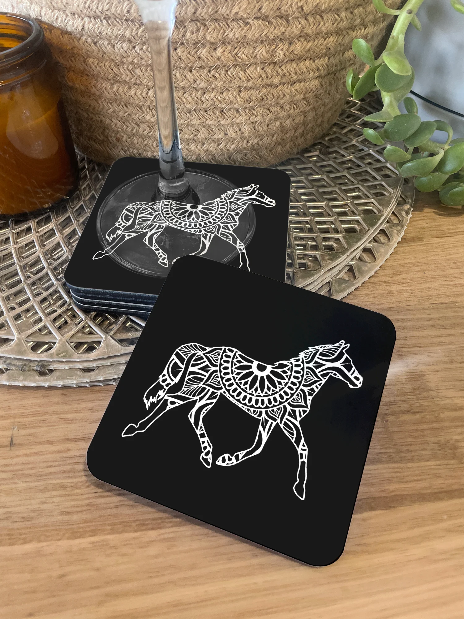 Horse Mandala Coaster - Image 3