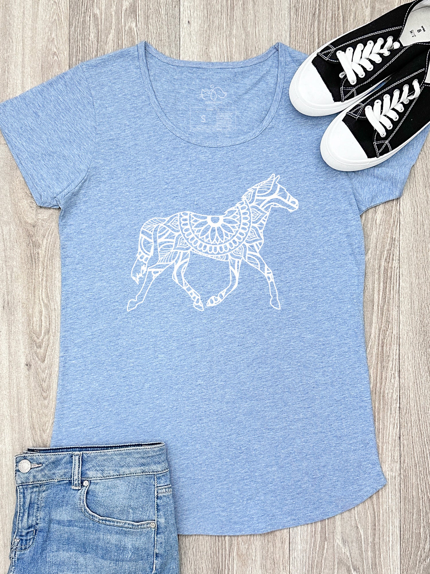 Horse Mandala Remi Women's Tee - Image 2