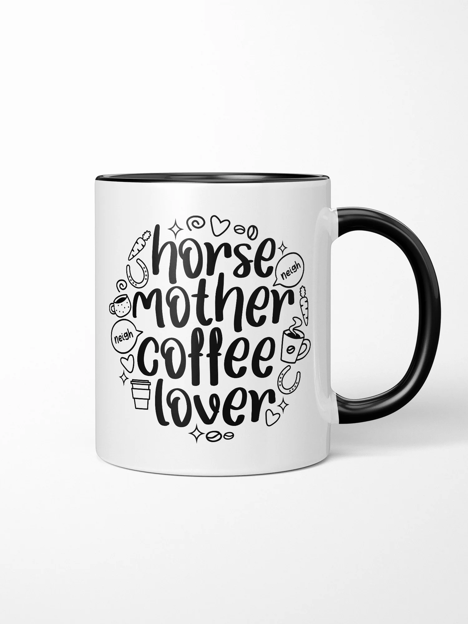 Horse Mother Coffee Lover Ceramic Mug