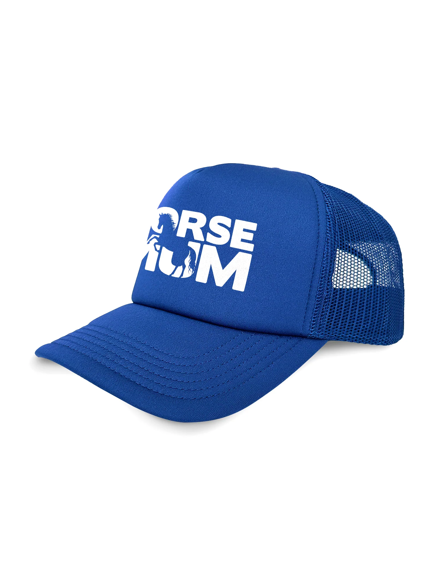 Horse Mum Silhouette Foam Trucker Cap - Image 12