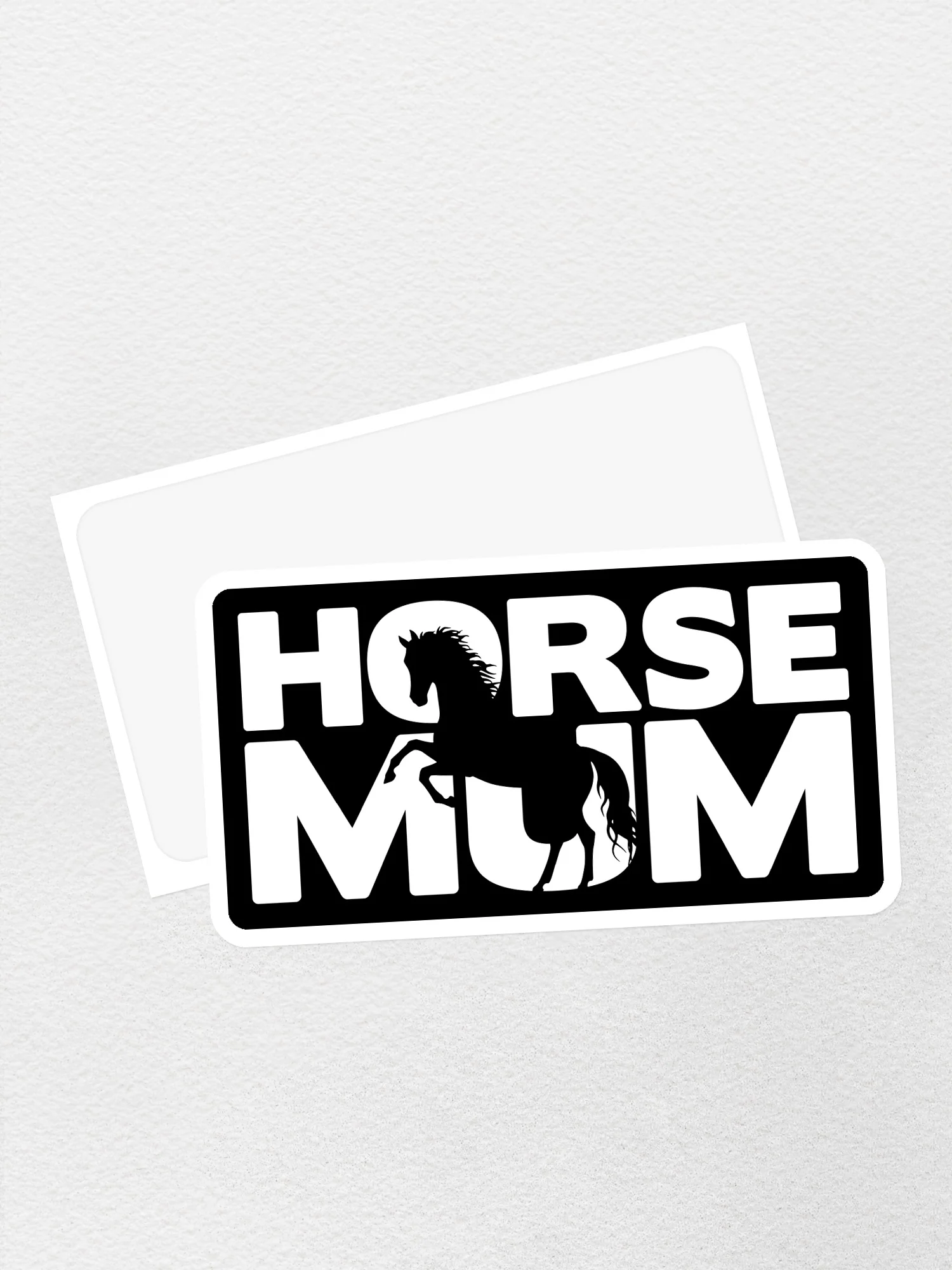 Horse Mum Silhouette Sticker - Image 2
