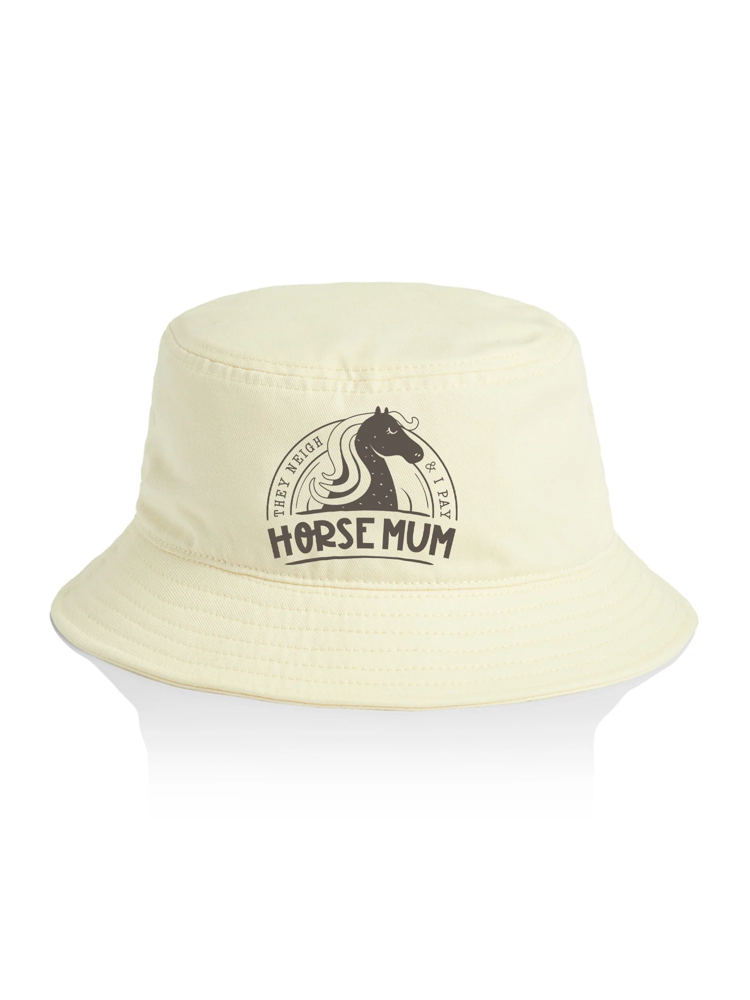 Horse Mum They Neigh I Pay Bucket Hat - Image 3