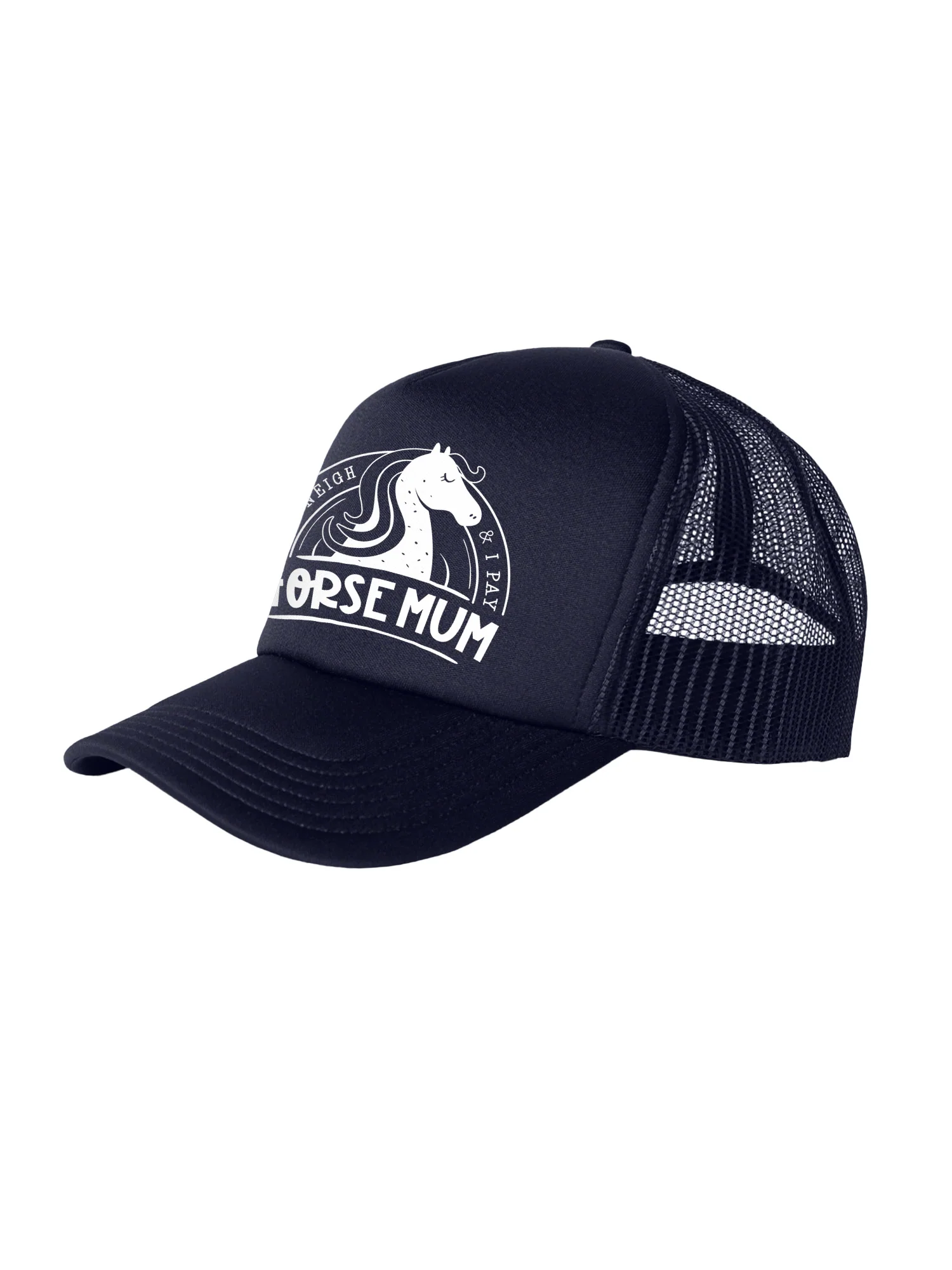 Horse Mum They Neigh I Pay Foam Trucker Cap - Image 2