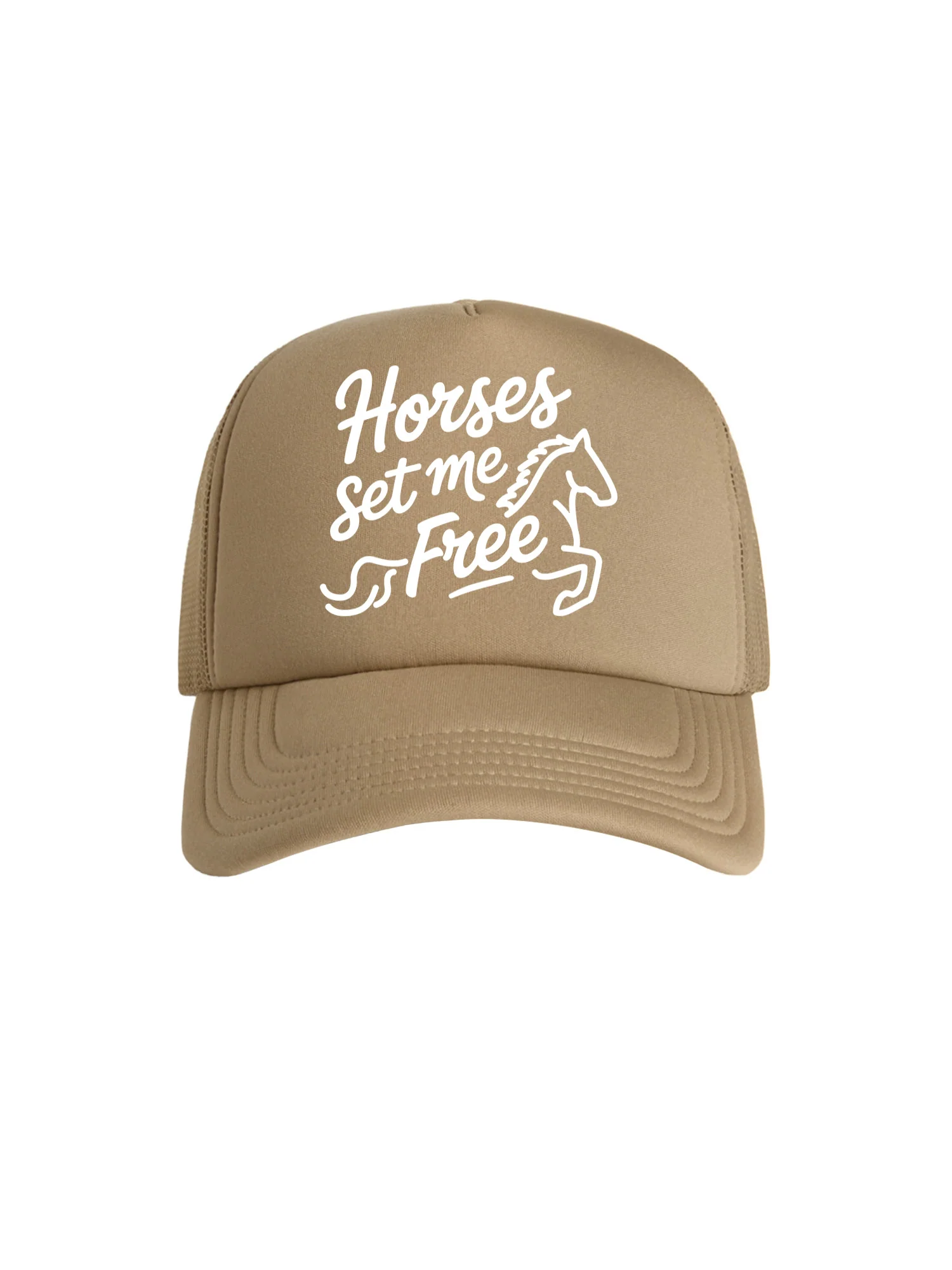 Horses Set Me Free Foam Trucker Cap - Image 5