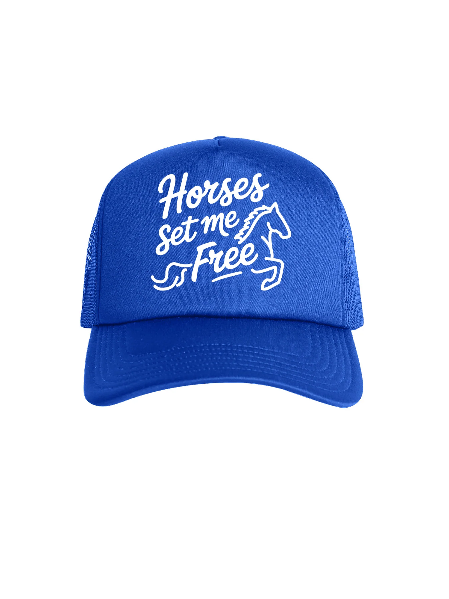 Horses Set Me Free Foam Trucker Cap - Image 7