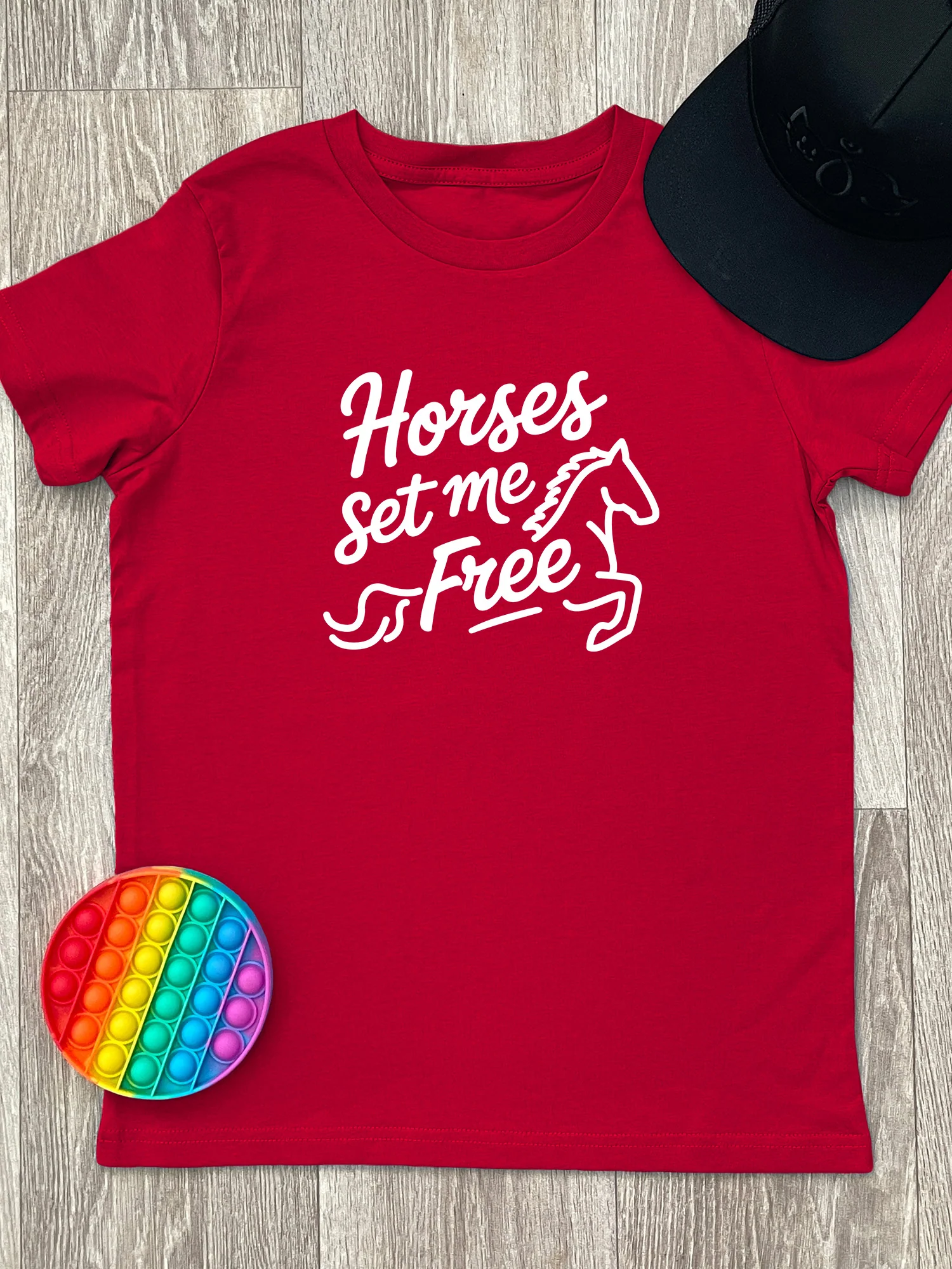 Horses Set Me Free Youth Tee - Image 6