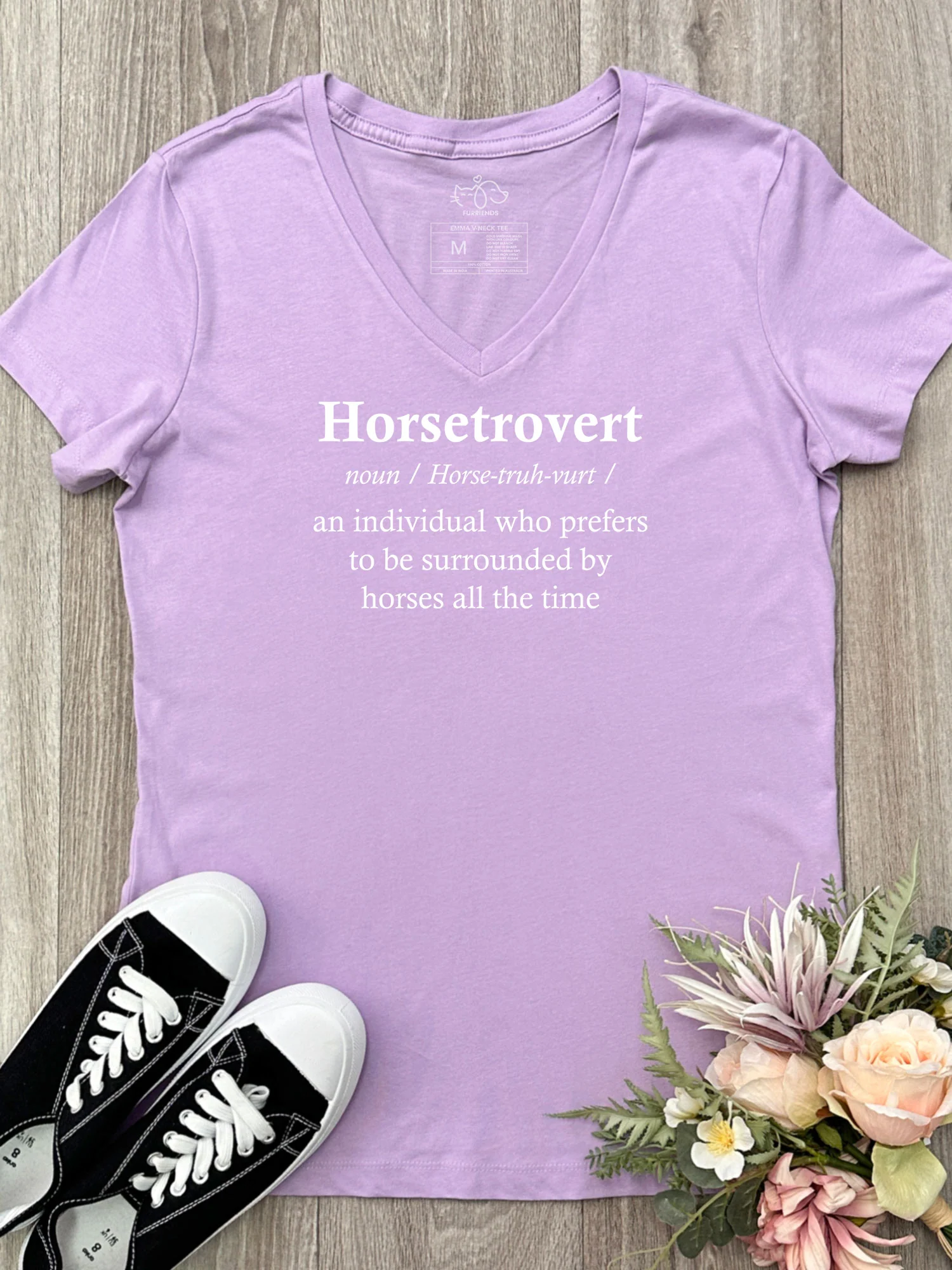 Horsetrovert Emma V-Neck Tee - Image 4
