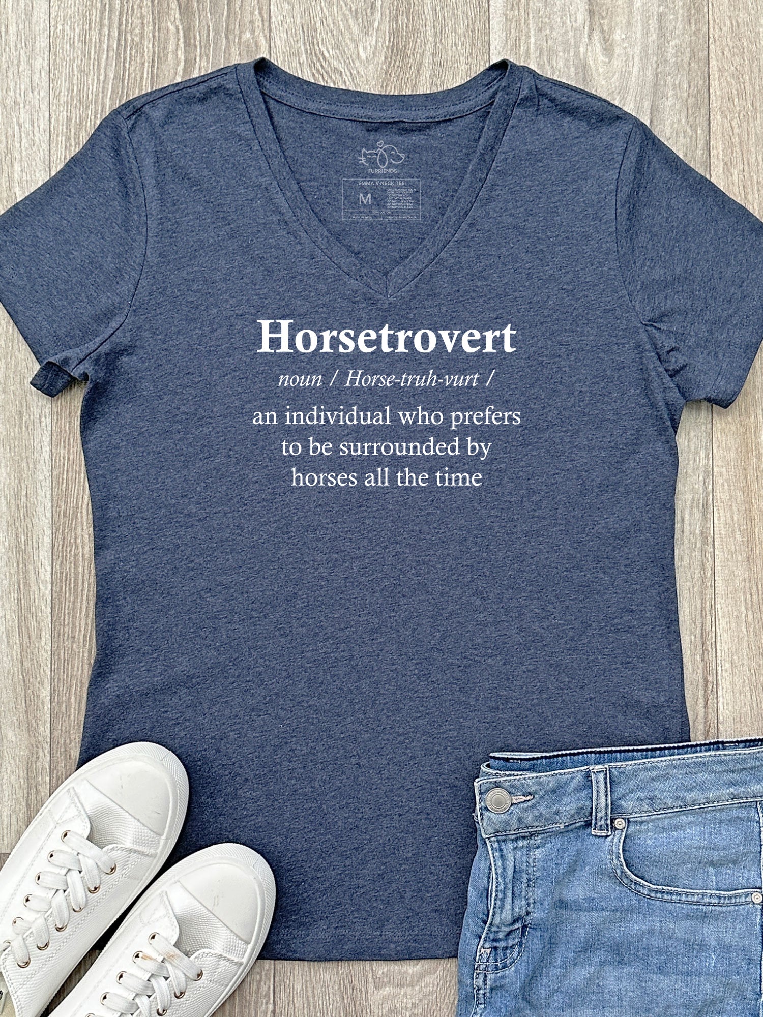 Horsetrovert Emma V-Neck Tee - Image 5