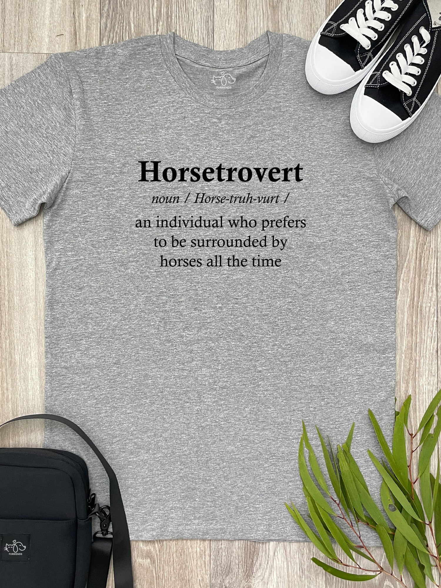 Horsetrovert Essential Unisex Tee - Image 6