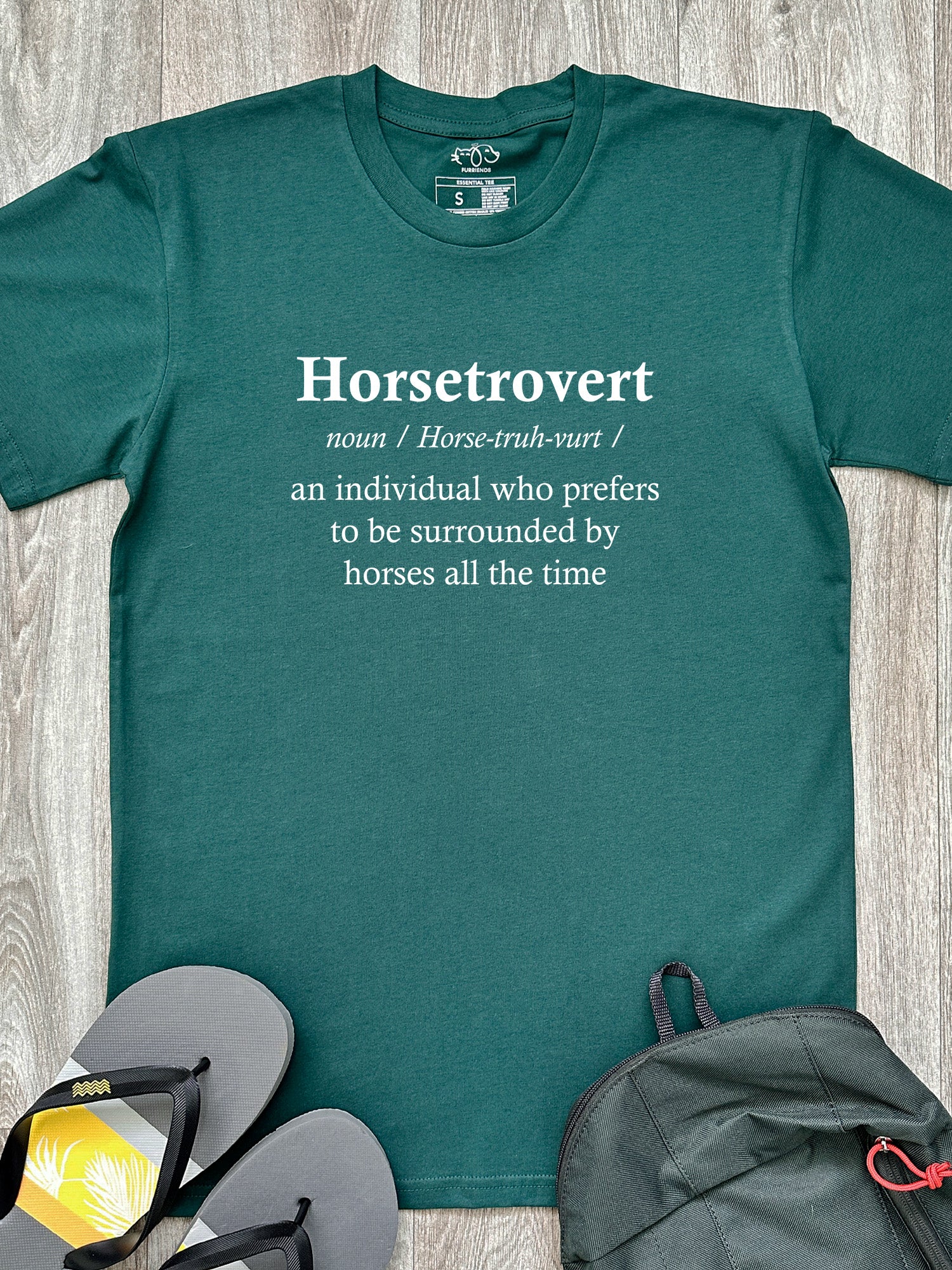 Horsetrovert Essential Unisex Tee - Image 8