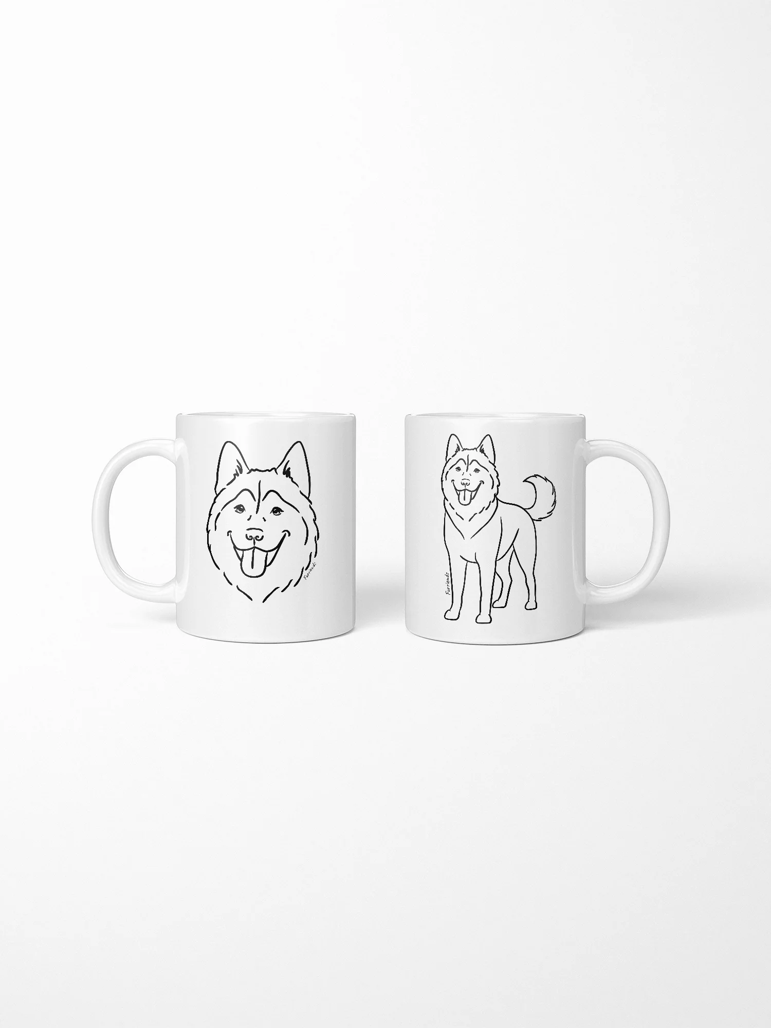 Husky Ceramic Mug - Image 4