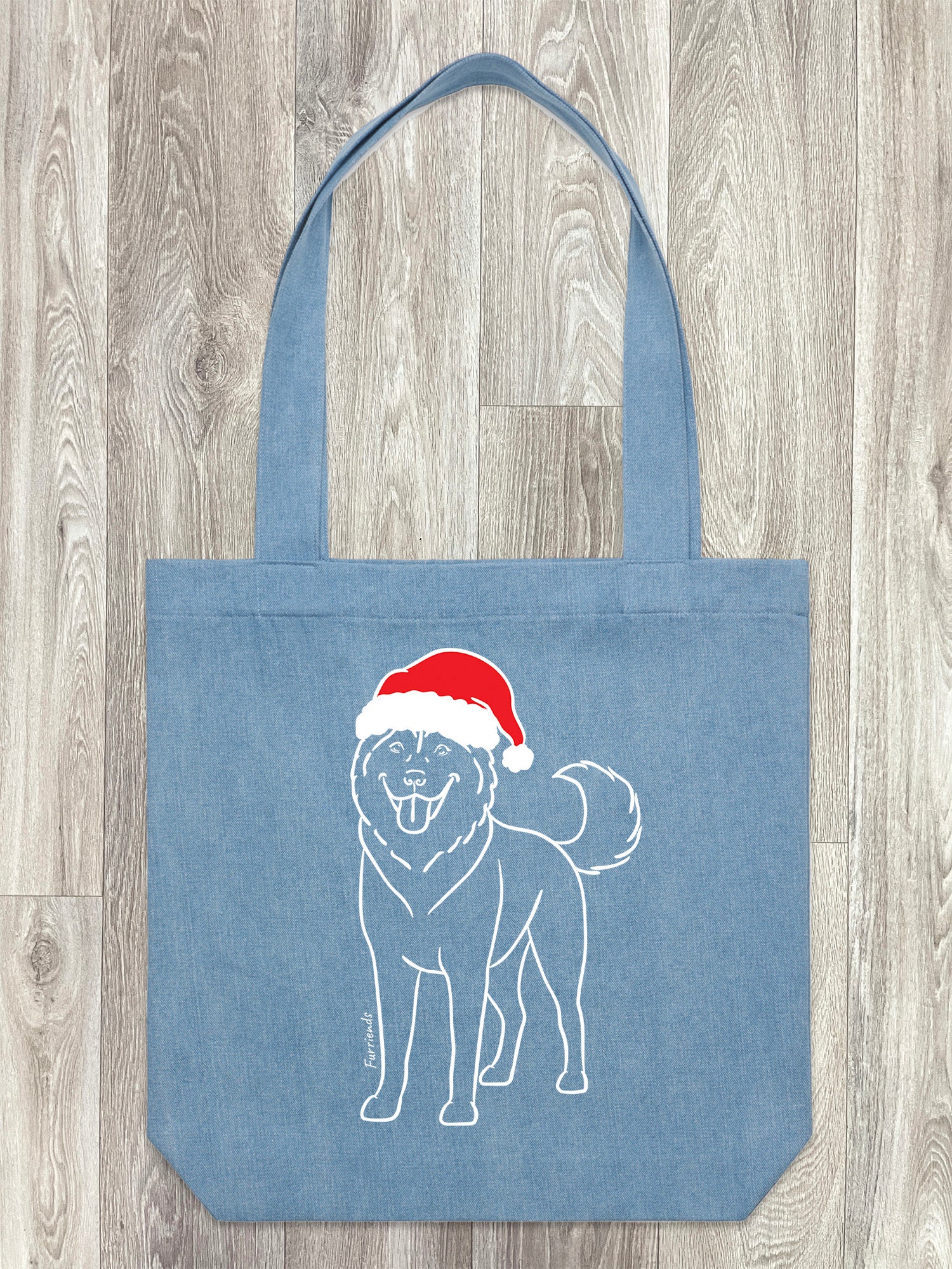 Husky Christmas Edition Edith Tote Bag - Image 5
