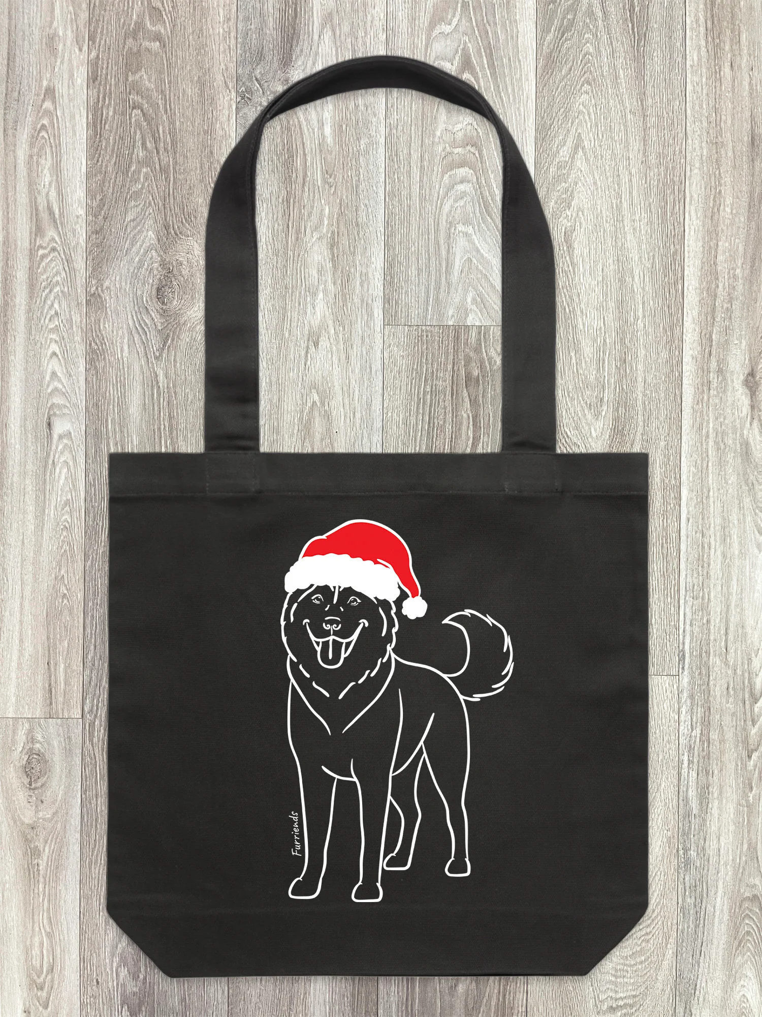 Husky Christmas Edition Edith Tote Bag - Image 8