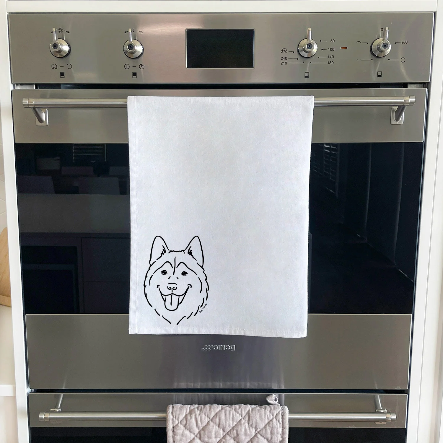 Husky Tea Towel - Image 6