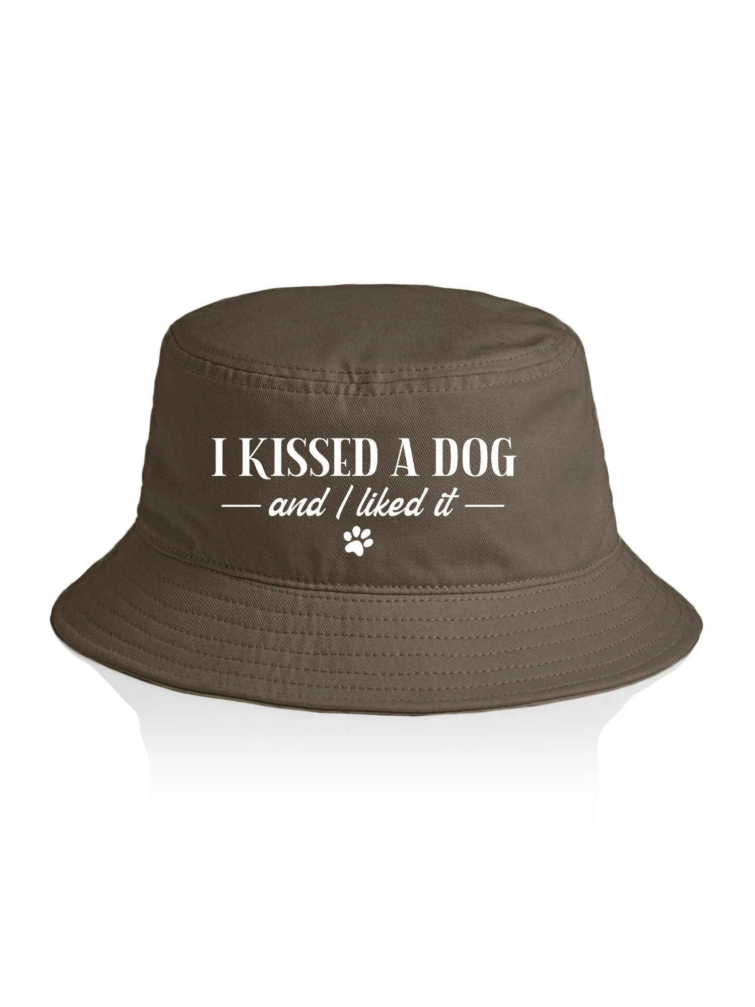 I Kissed A Dog And I Liked It Bucket Hat - Image 3