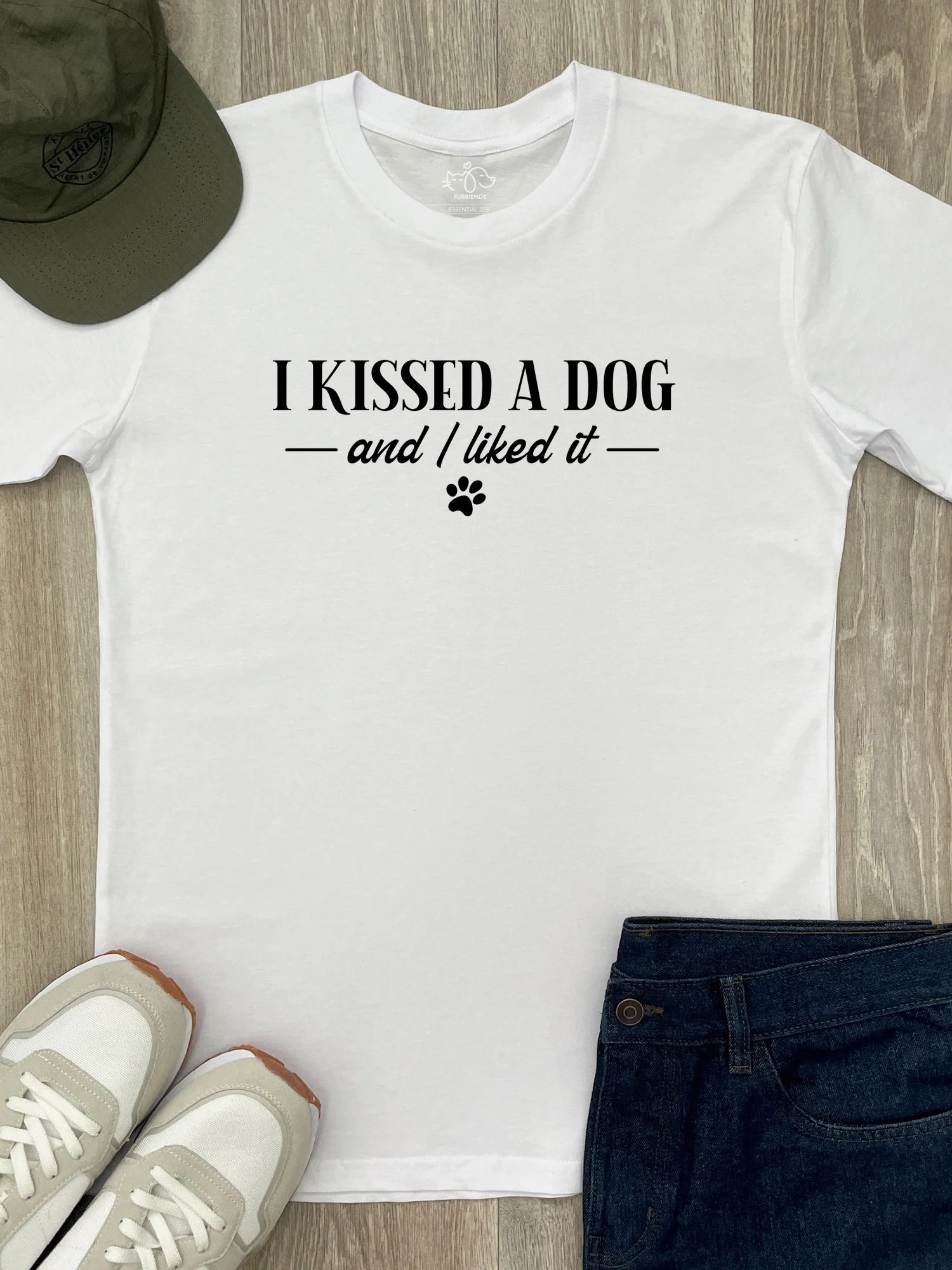 I Kissed A Dog And I Liked It Essential Unisex Tee - Image 5